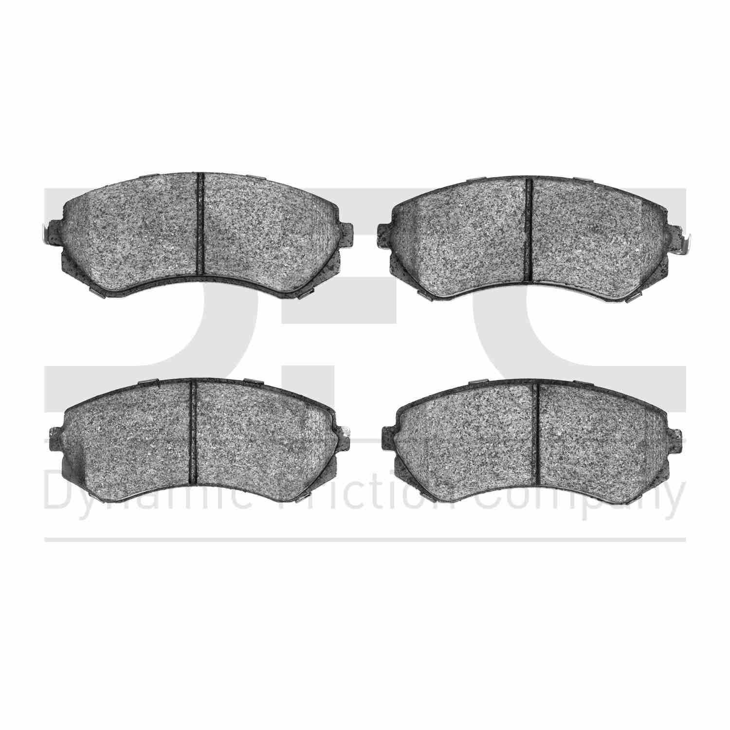 Dynamic Friction Company Disc Brake Pad Set  top view frsport 1551-0422-00