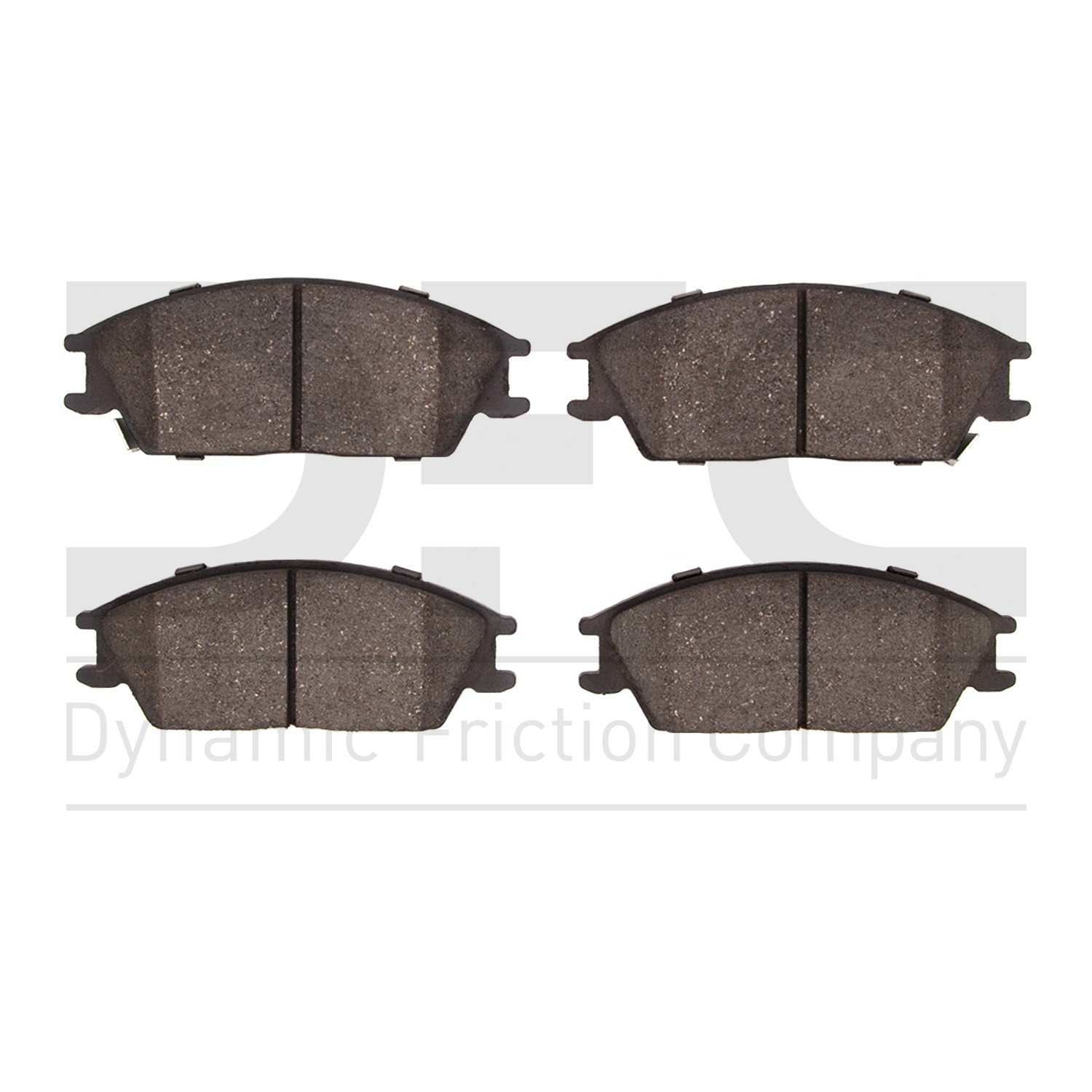 Dynamic Friction Company Disc Brake Pad Set  top view frsport 1551-0440-00