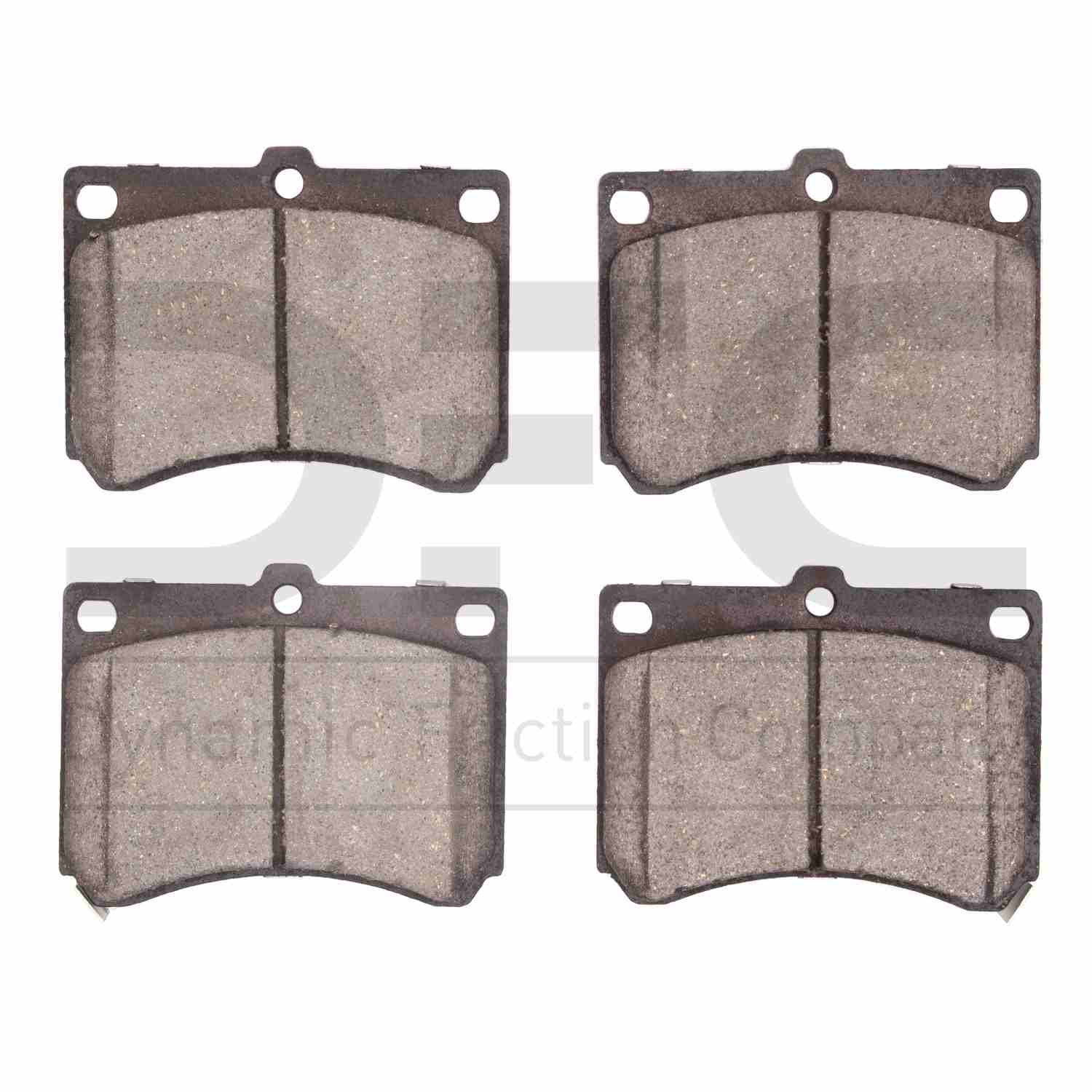 Dynamic Friction Company Disc Brake Pad Set  top view frsport 1551-0473-00