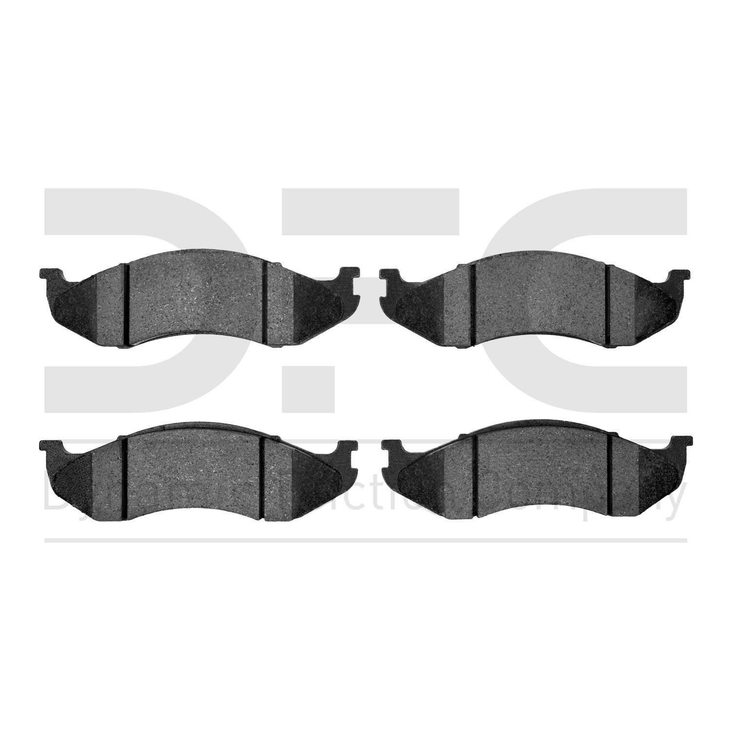 Dynamic Friction Company Disc Brake Pad Set  top view frsport 1551-0477-00