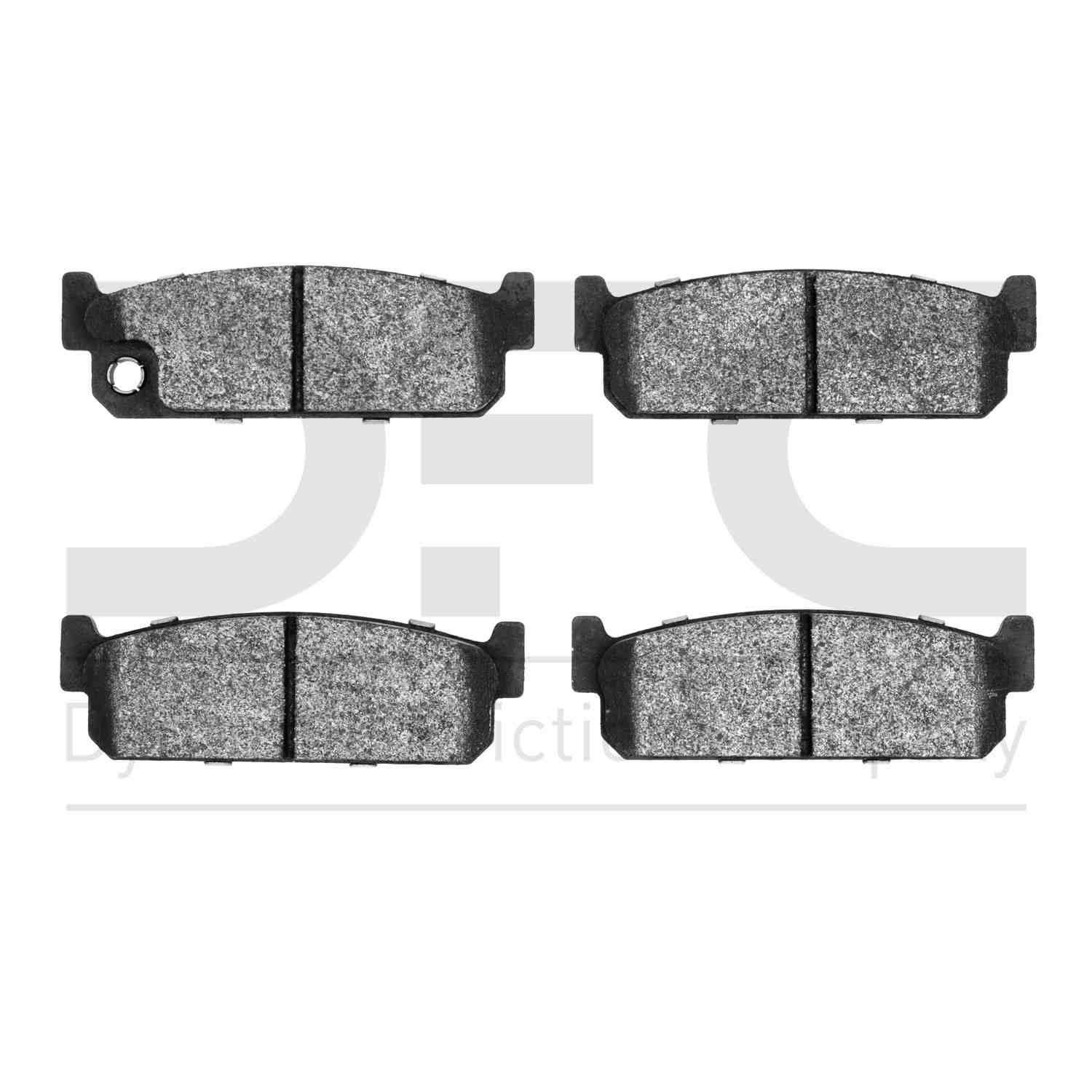 Dynamic Friction Company Disc Brake Pad Set  top view frsport 1551-0481-00