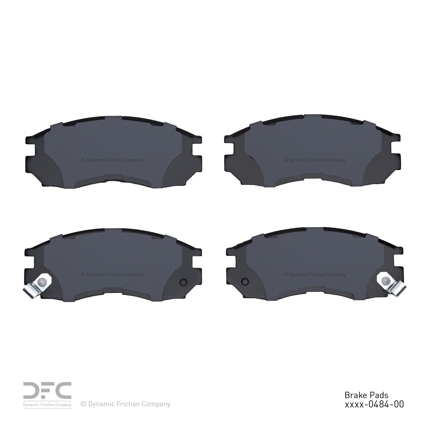 dynamic friction company disc brake pad set  frsport 1551-0484-00