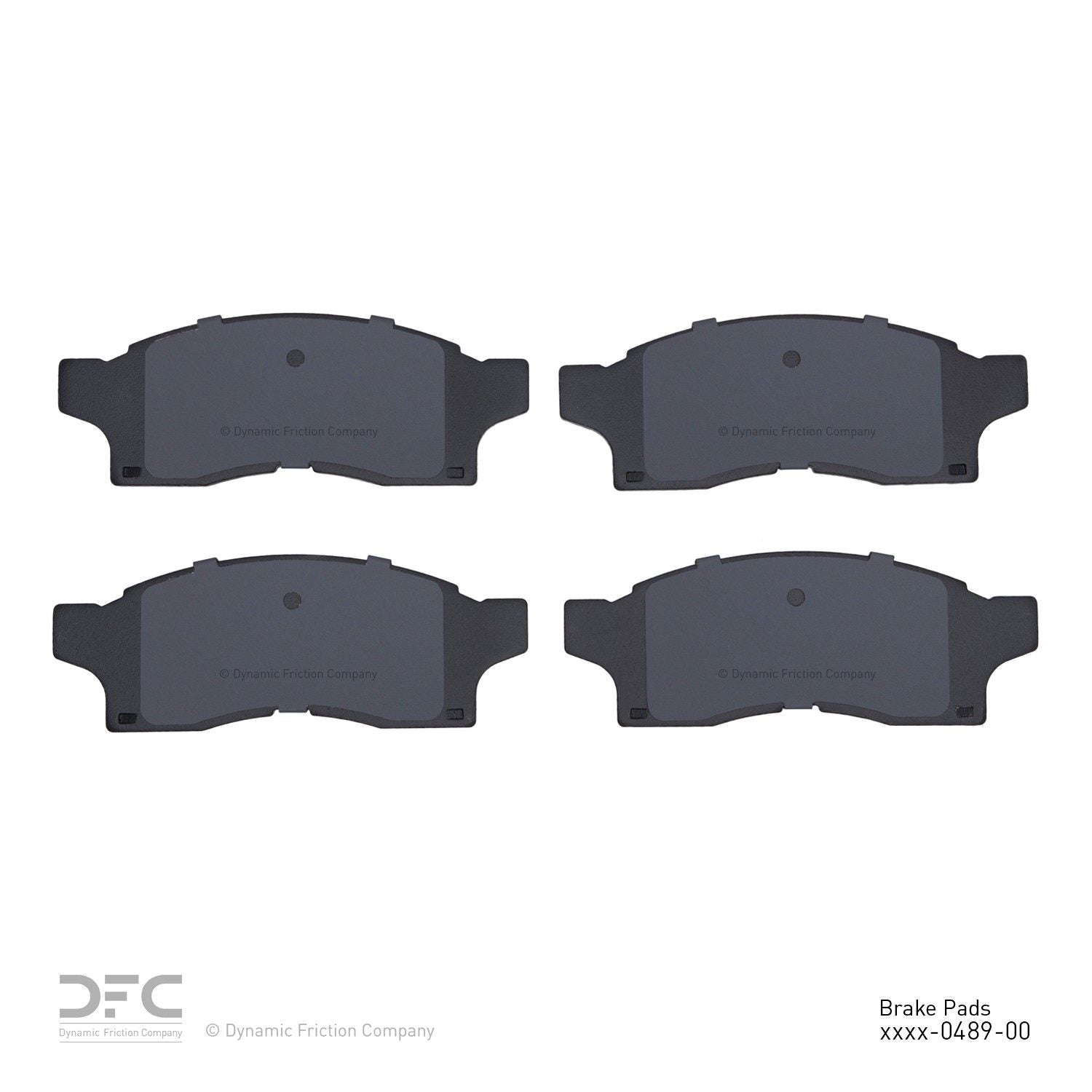 dynamic friction company disc brake pad set  frsport 1551-0489-00