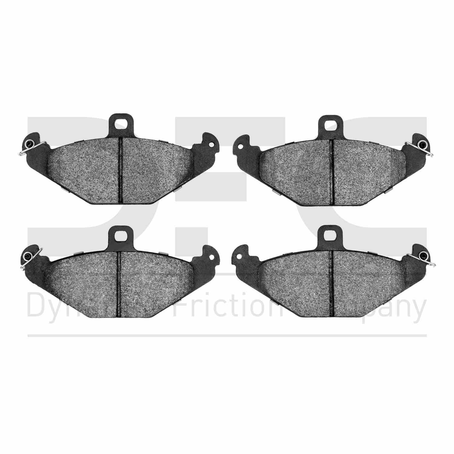 Dynamic Friction Company Disc Brake Pad Set  top view frsport 1551-0491-00