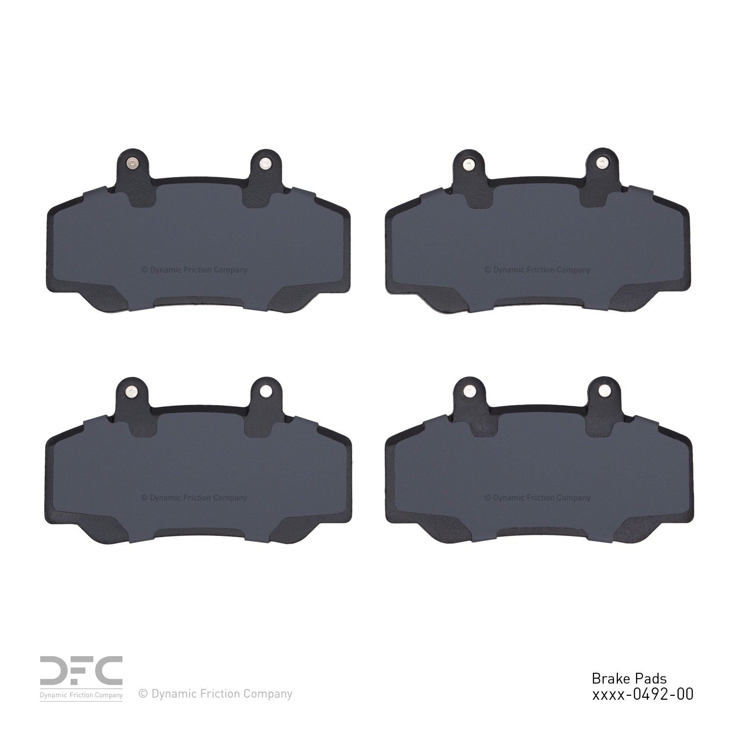 dynamic friction company disc brake pad set  frsport 1551-0492-00