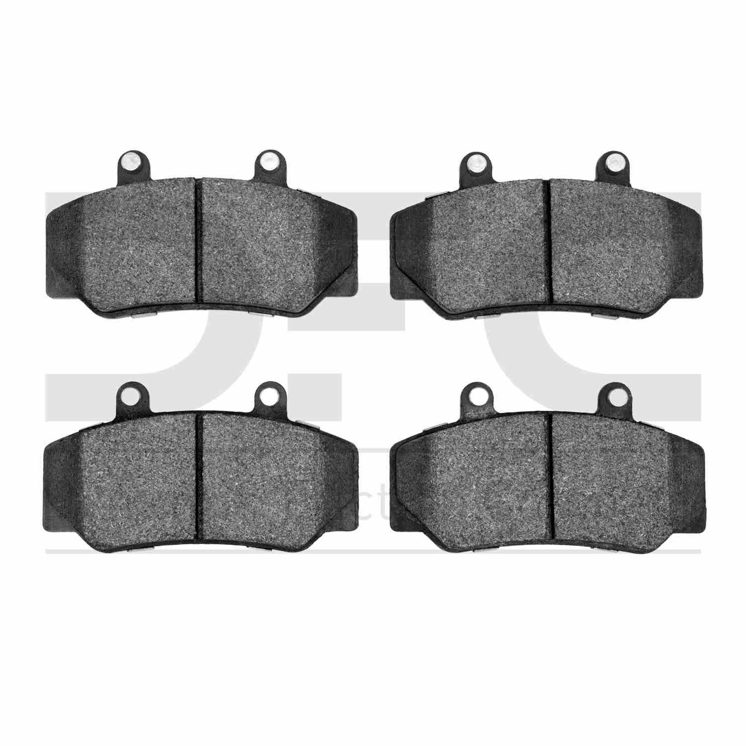 Dynamic Friction Company Disc Brake Pad Set  top view frsport 1551-0492-00