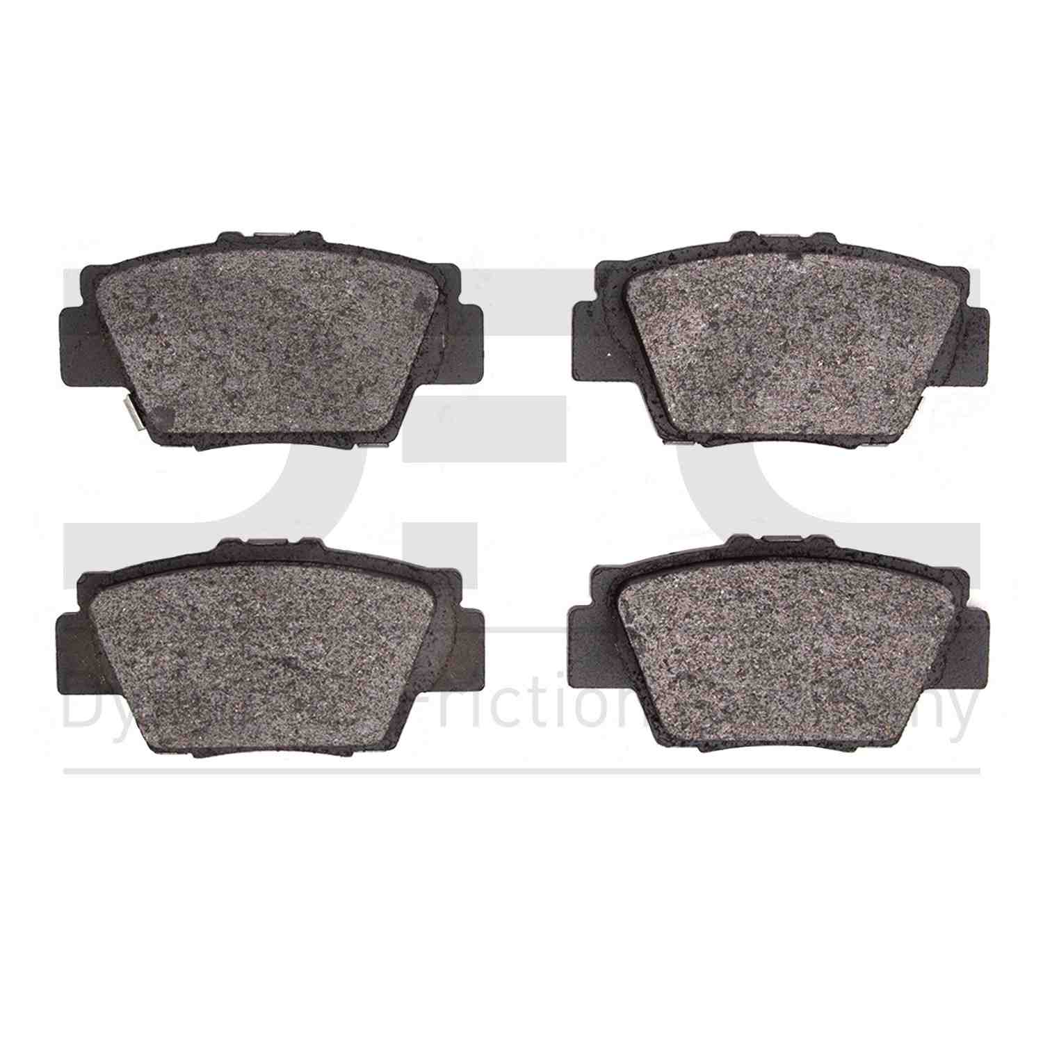 Dynamic Friction Company Disc Brake Pad Set  top view frsport 1551-0504-00