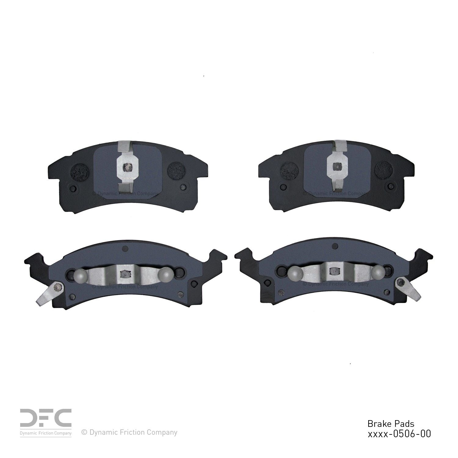 dynamic friction company disc brake pad set  frsport 1551-0506-00