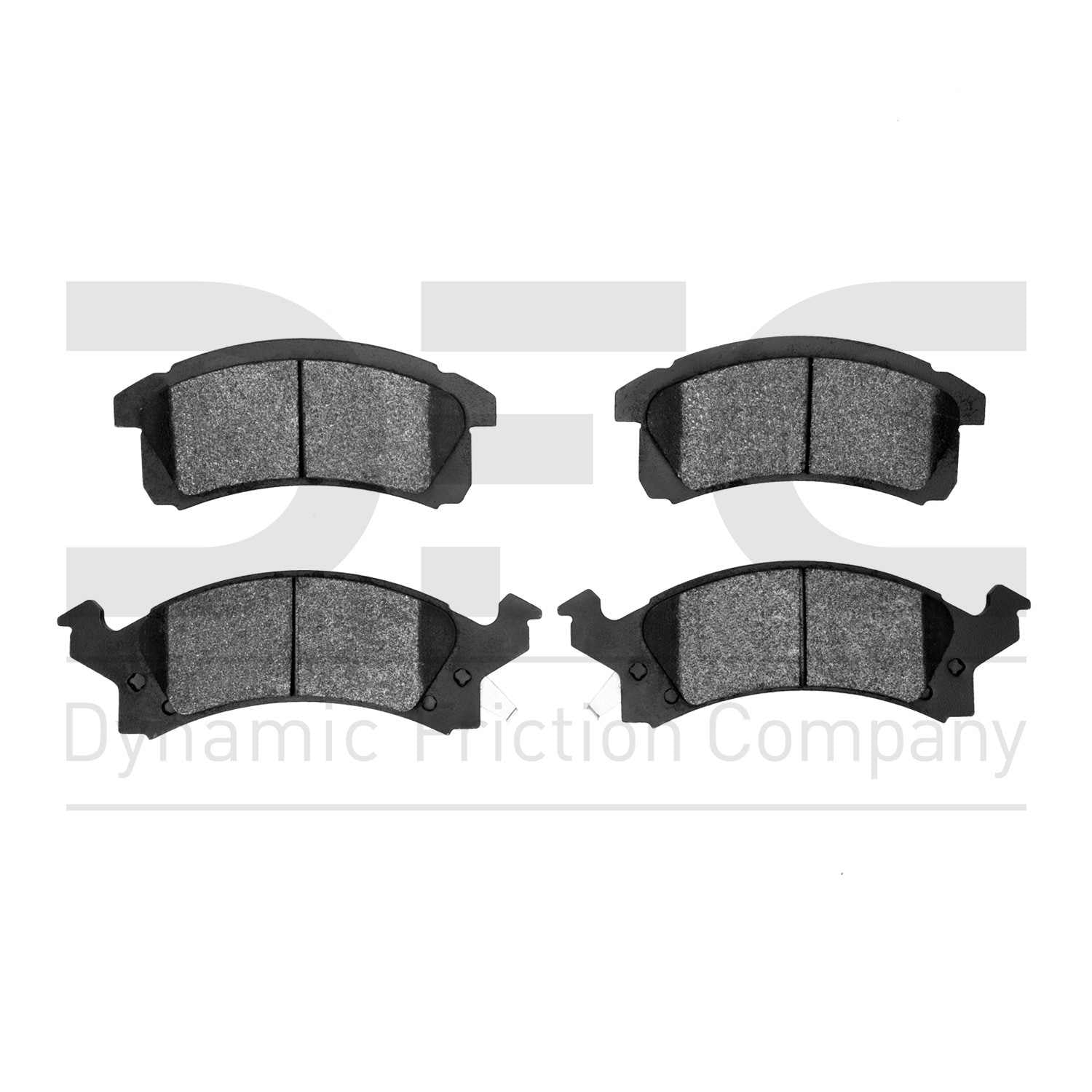 Dynamic Friction Company Disc Brake Pad Set  top view frsport 1551-0506-00