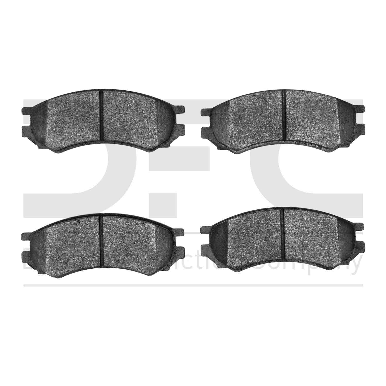 Dynamic Friction Company Disc Brake Pad Set  top view frsport 1551-0507-00