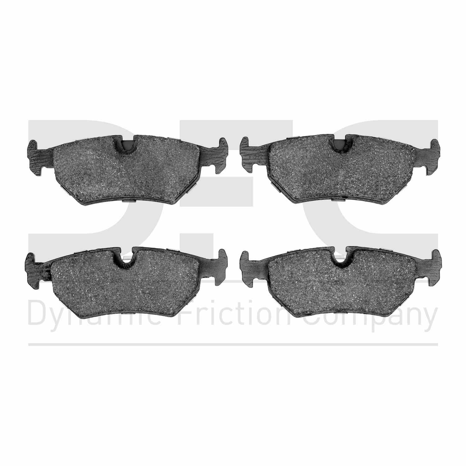 Dynamic Friction Company Disc Brake Pad Set  top view frsport 1551-0517-00