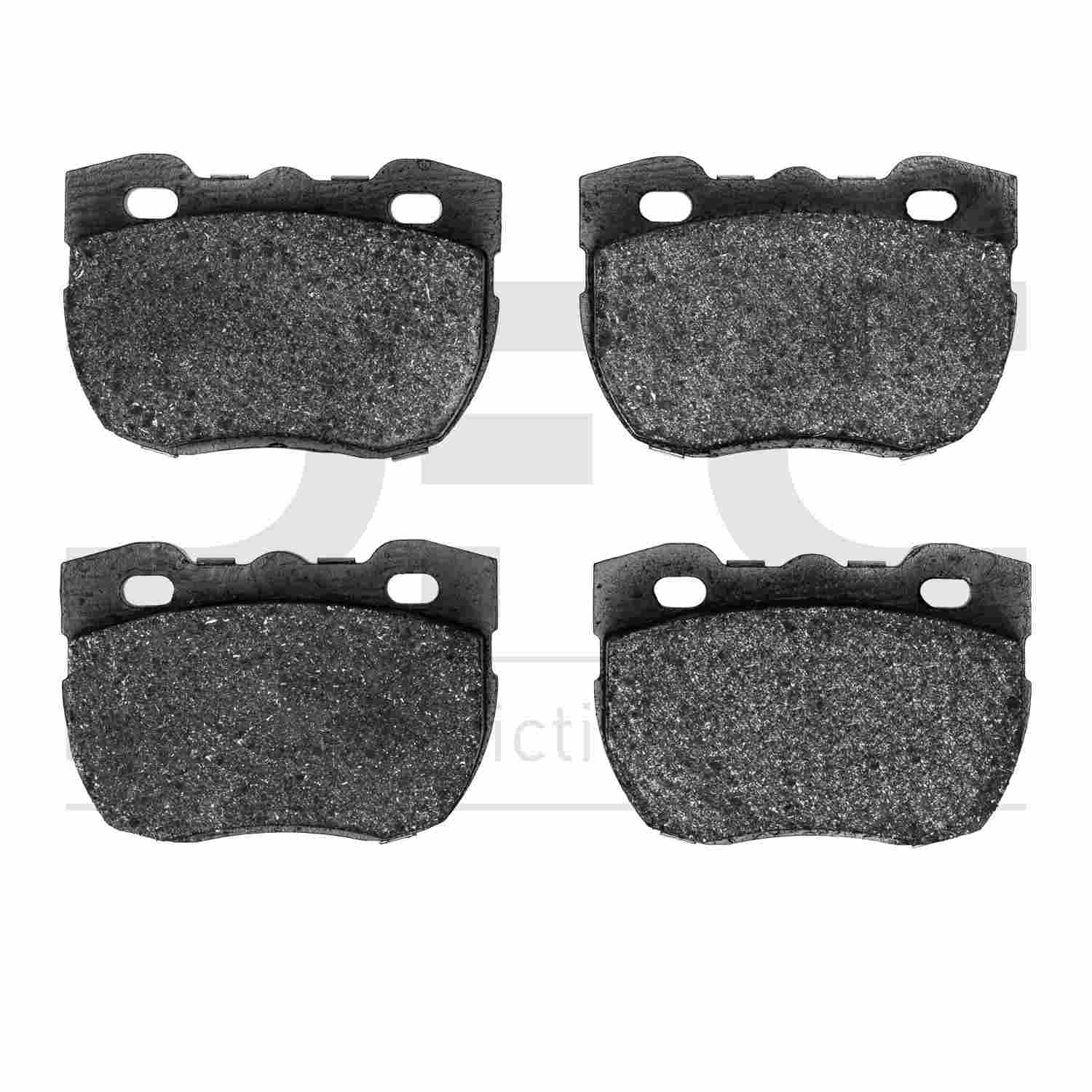 Dynamic Friction Company Disc Brake Pad Set  top view frsport 1551-0520-00