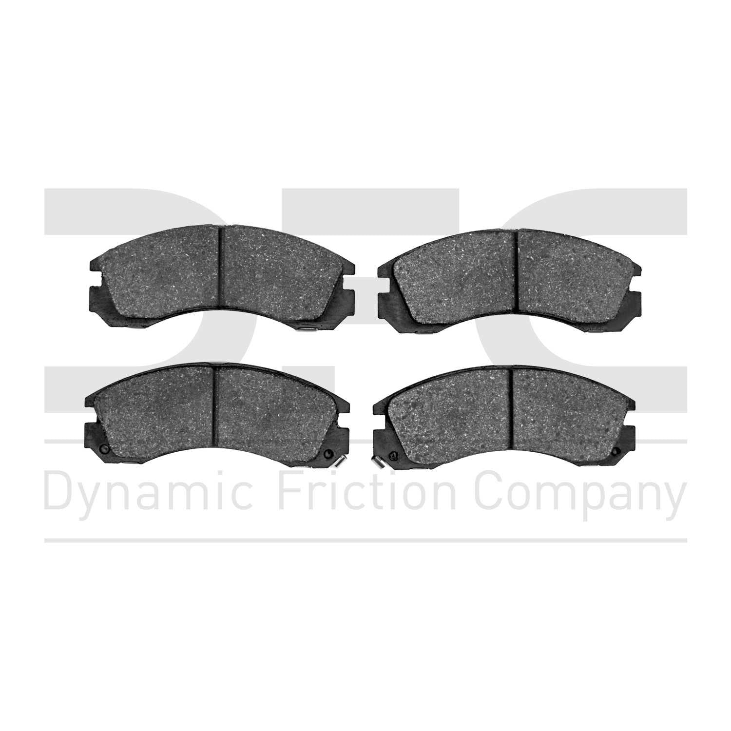 Dynamic Friction Company Disc Brake Pad Set  top view frsport 1551-0530-00