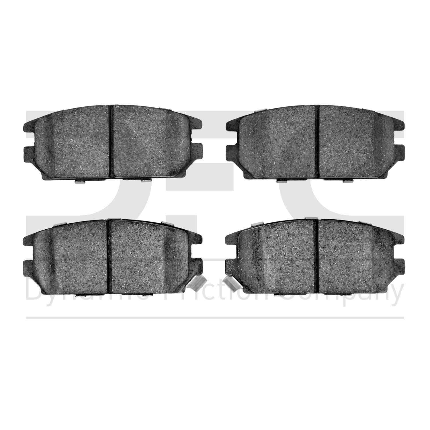 Dynamic Friction Company Disc Brake Pad Set  top view frsport 1551-0532-00