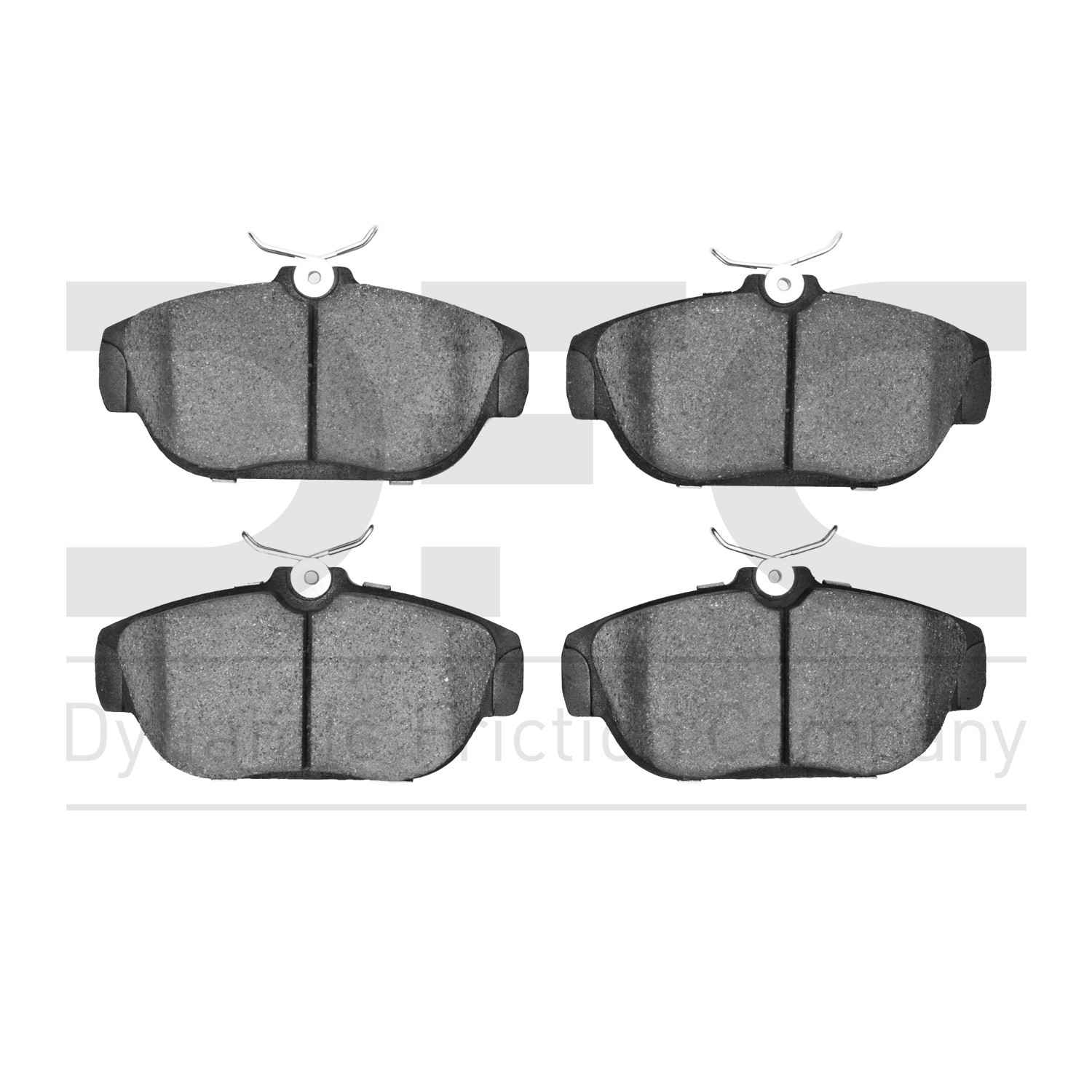 Dynamic Friction Company Disc Brake Pad Set  top view frsport 1551-0542-00