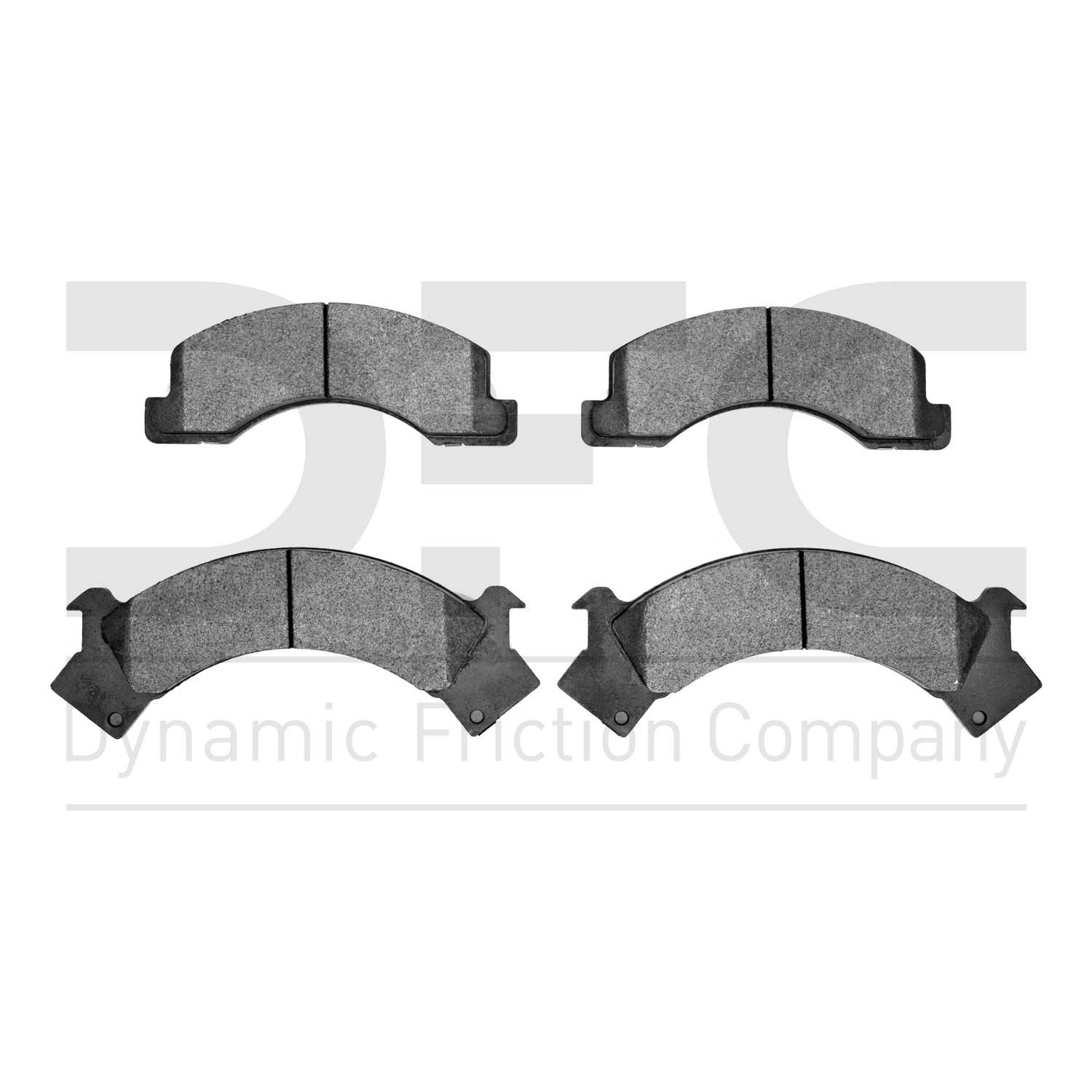 Dynamic Friction Company Disc Brake Pad Set  top view frsport 1551-0546-00