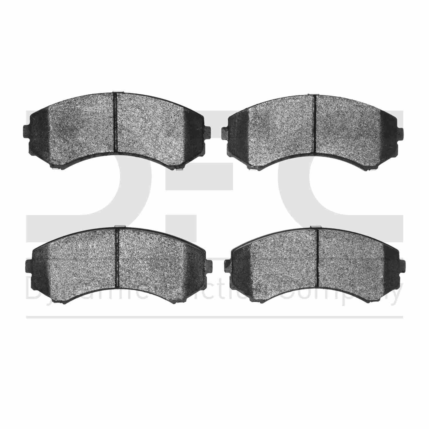 Dynamic Friction Company Disc Brake Pad Set  top view frsport 1551-0550-00