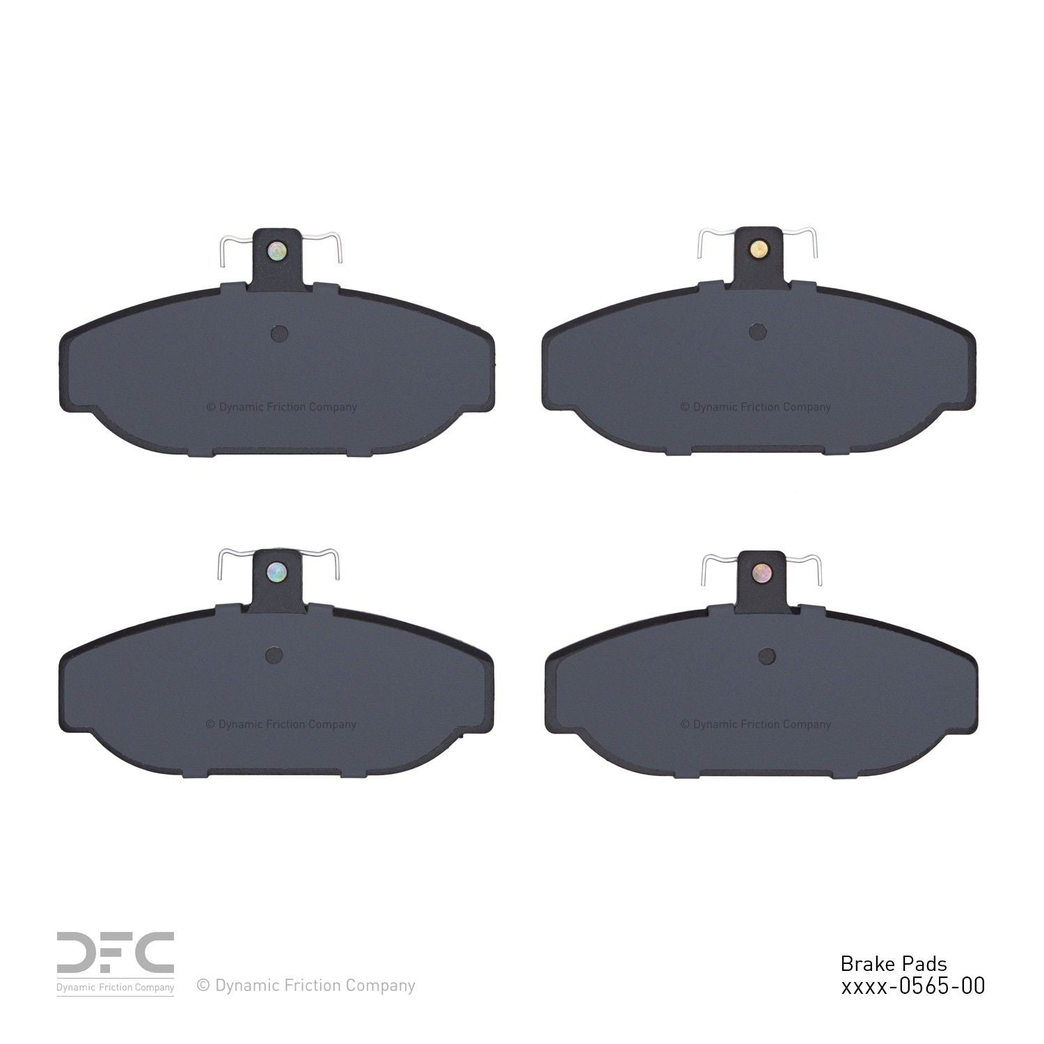 dynamic friction company disc brake pad set  frsport 1551-0565-00