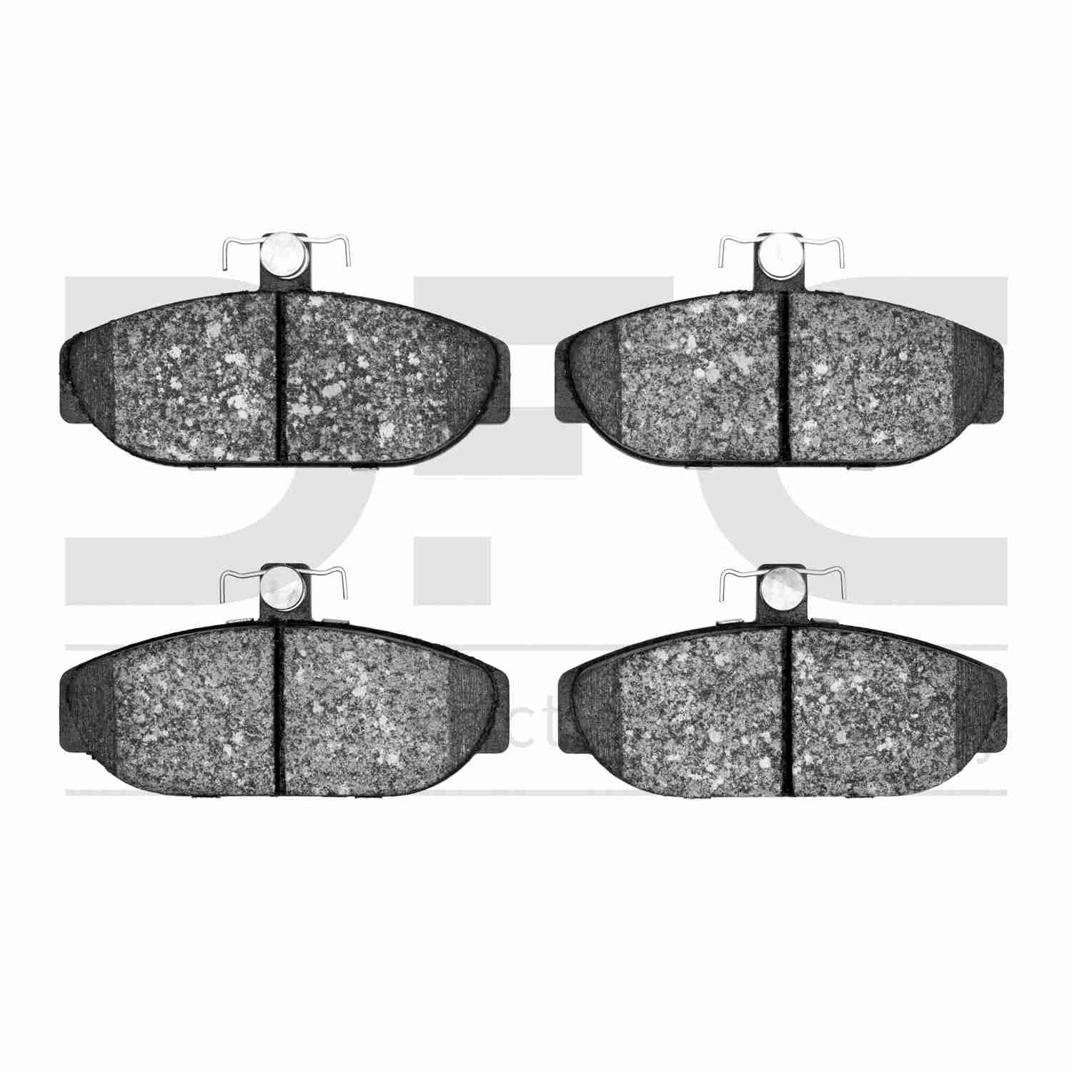 Dynamic Friction Company Disc Brake Pad Set  top view frsport 1551-0565-00