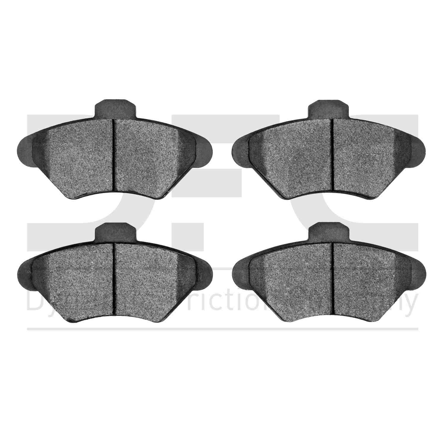 Dynamic Friction Company Disc Brake Pad Set  top view frsport 1551-0600-00