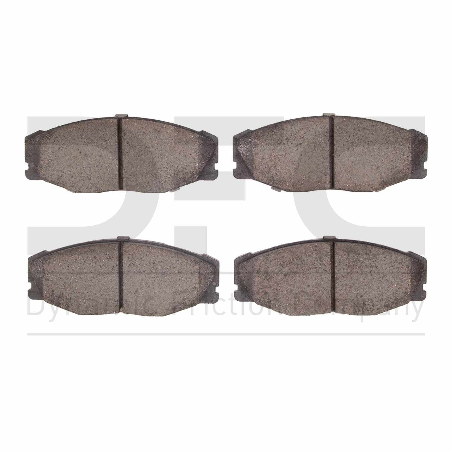 Dynamic Friction Company Disc Brake Pad Set  top view frsport 1551-0604-00