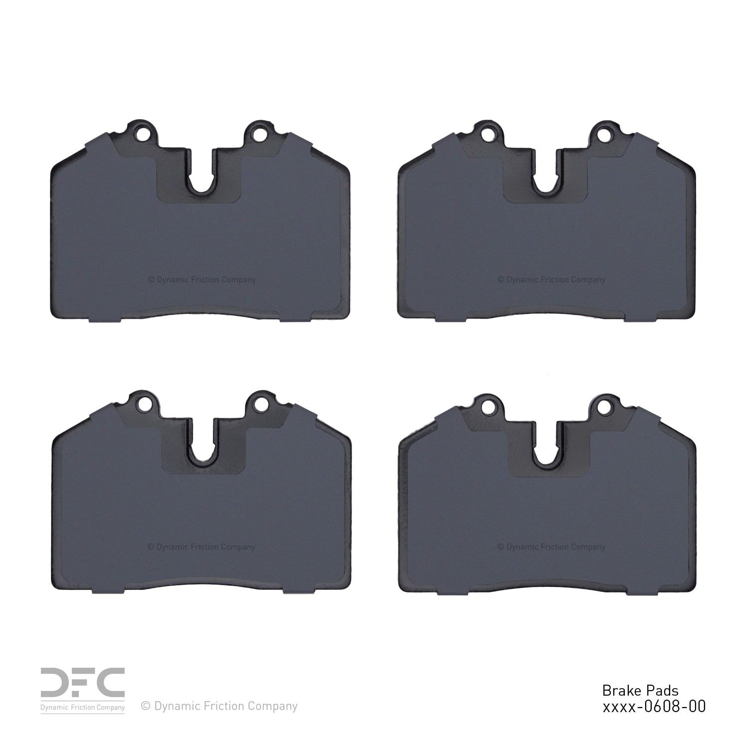 dynamic friction company disc brake pad set  frsport 1551-0608-00