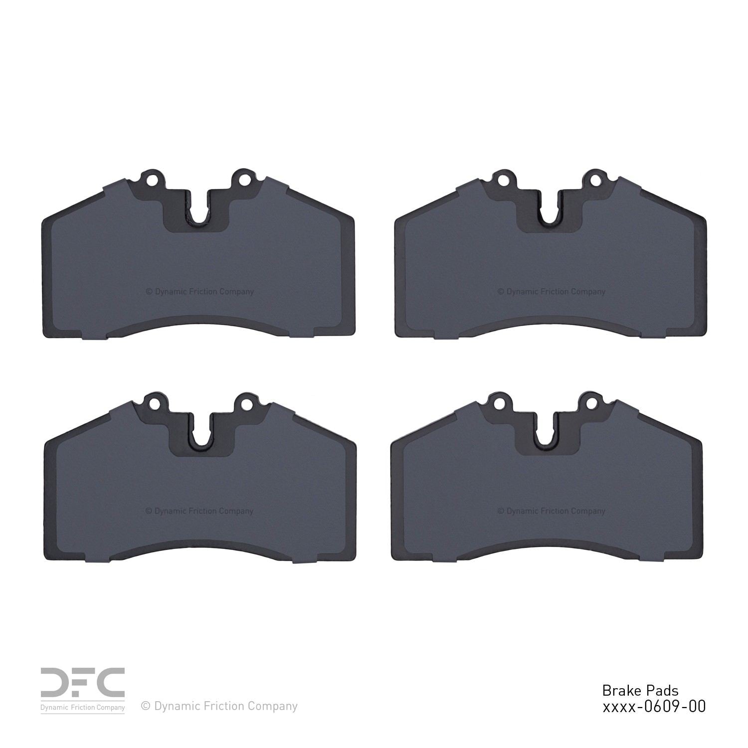 dynamic friction company disc brake pad set  frsport 1551-0609-00