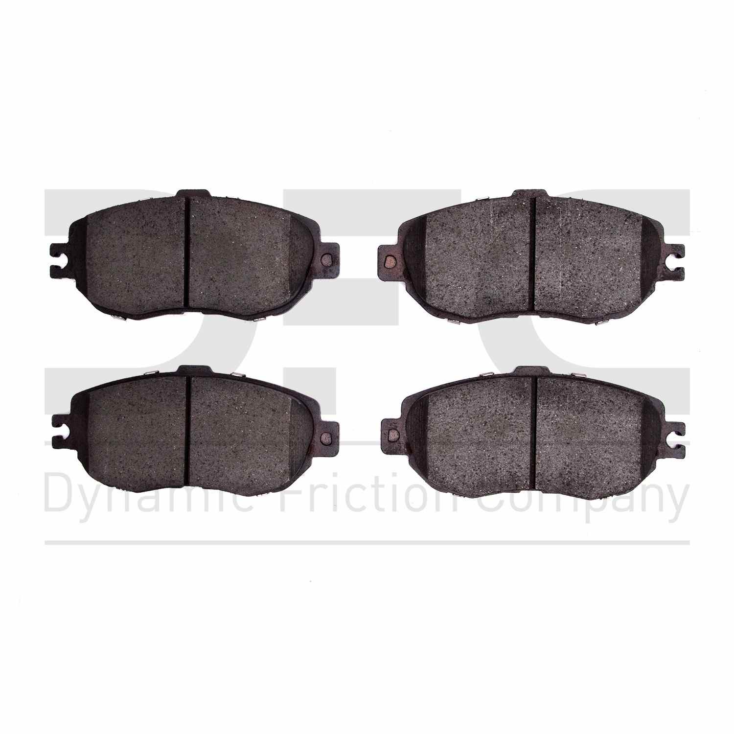 Dynamic Friction Company Disc Brake Pad Set  top view frsport 1551-0612-00