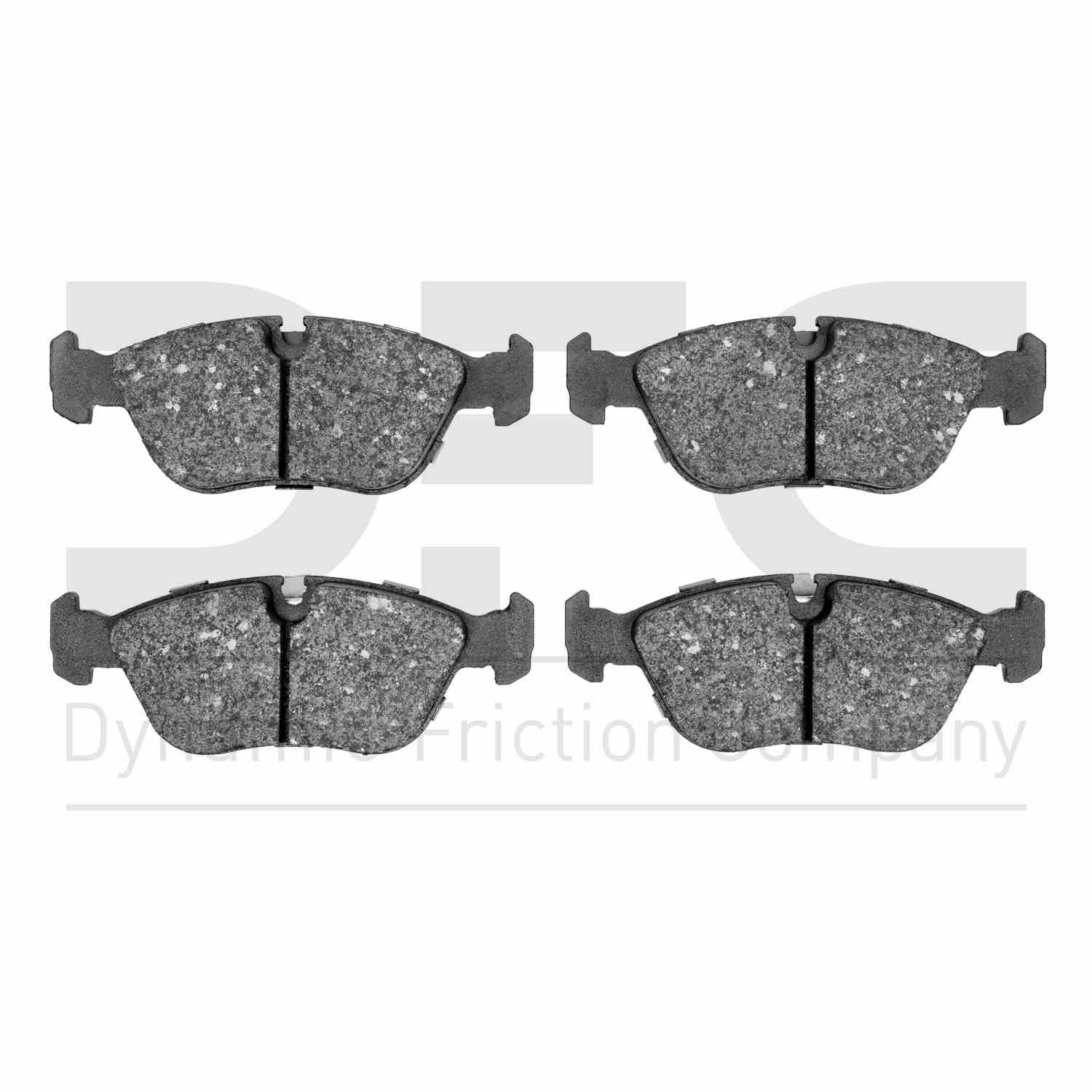 Dynamic Friction Company Disc Brake Pad Set  top view frsport 1551-0618-00