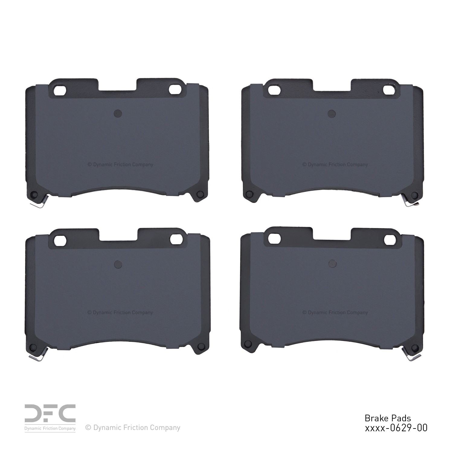 dynamic friction company disc brake pad set  frsport 1551-0629-00