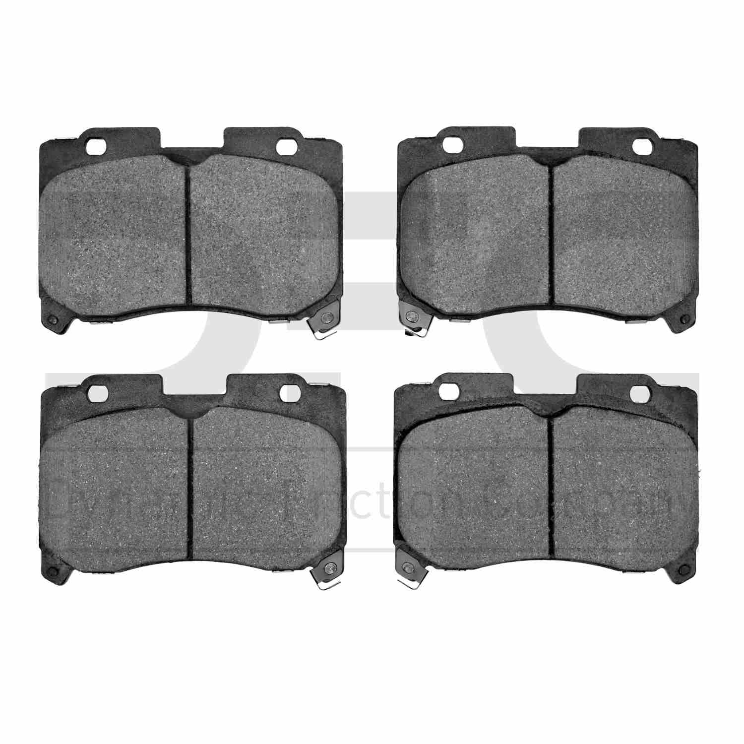 Dynamic Friction Company Disc Brake Pad Set  top view frsport 1551-0629-00