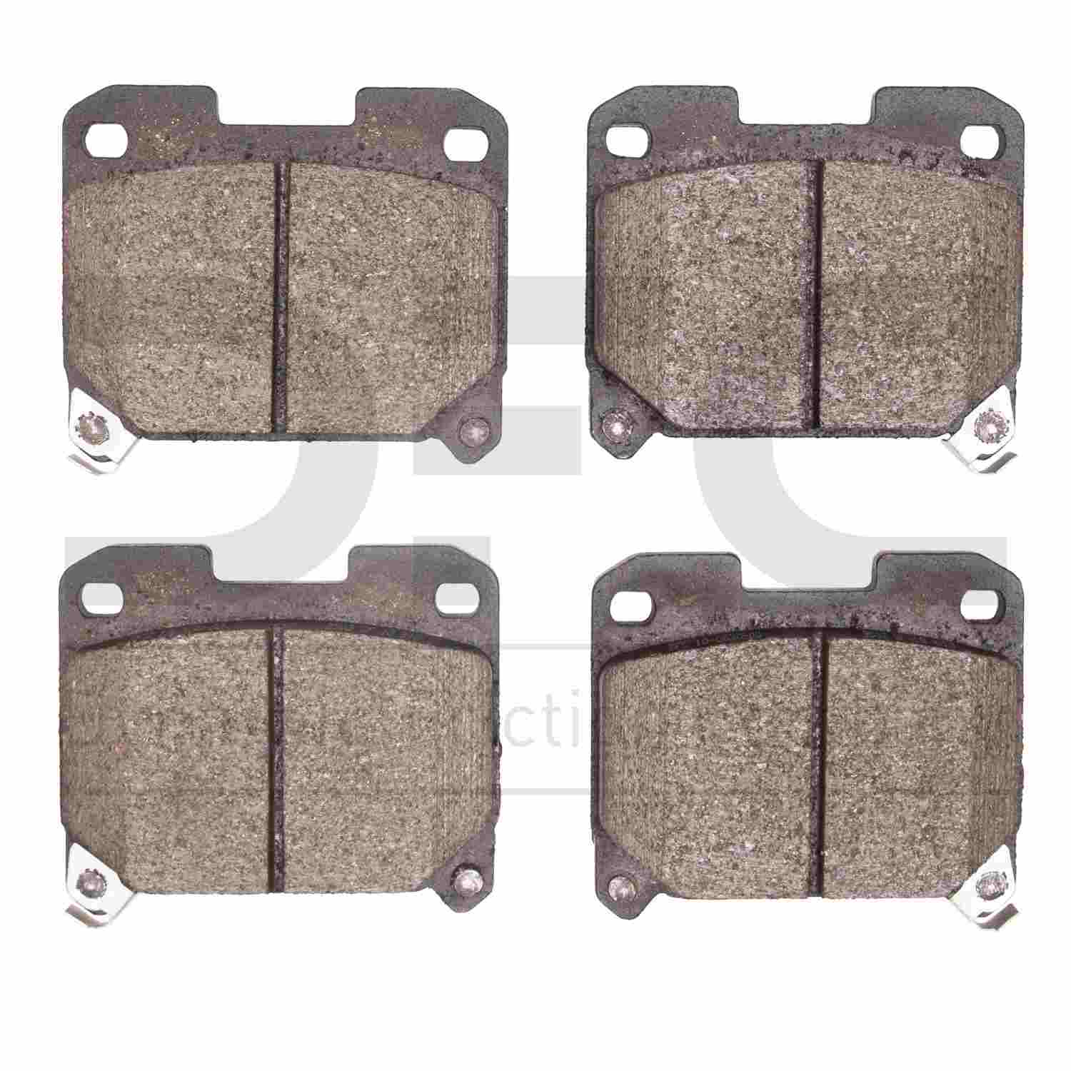 Dynamic Friction Company Disc Brake Pad Set  top view frsport 1551-0630-00