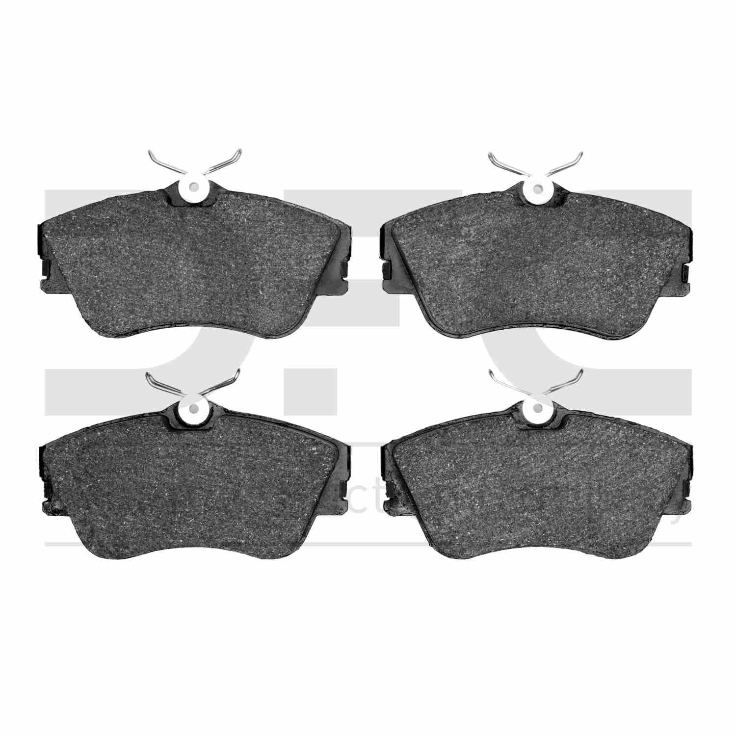 Dynamic Friction Company Disc Brake Pad Set  top view frsport 1551-0638-00