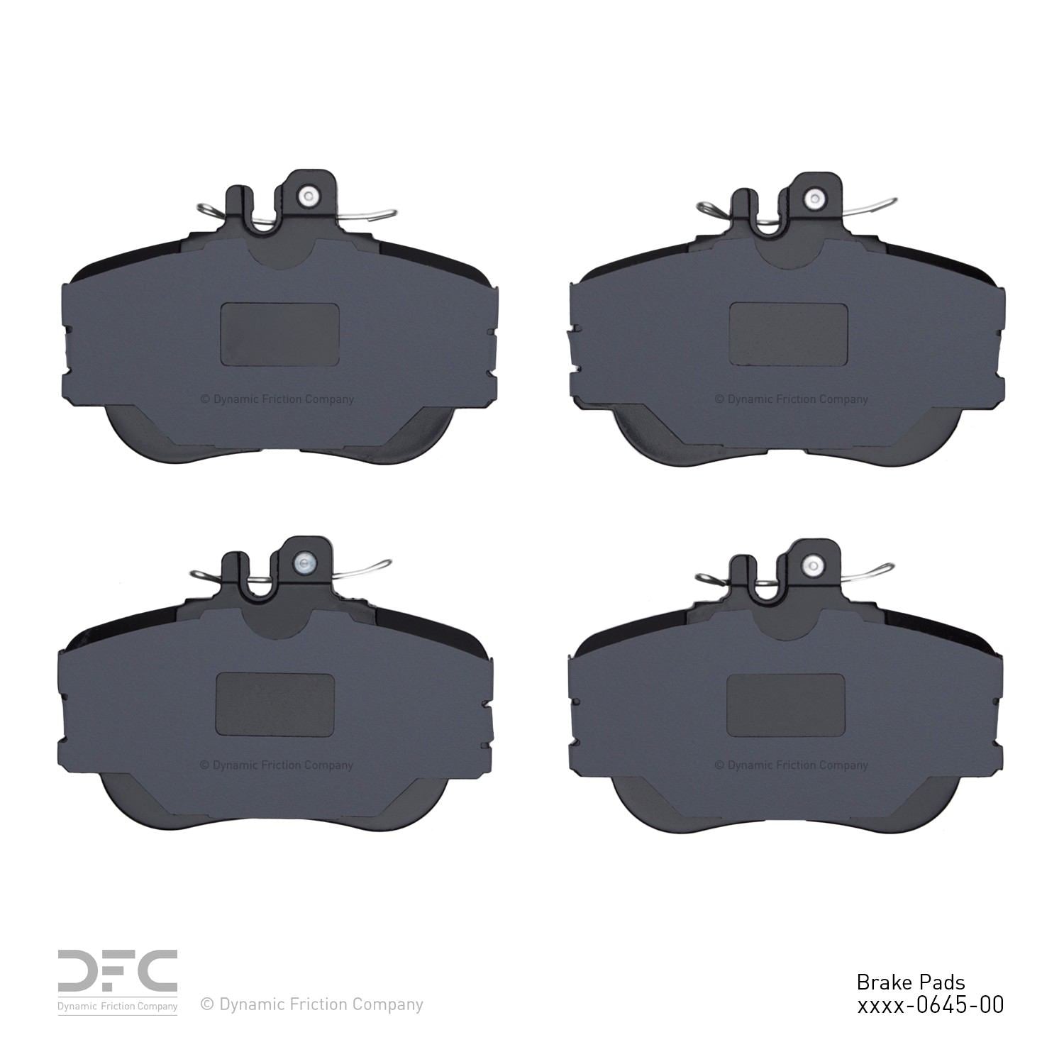 dynamic friction company disc brake pad set  frsport 1551-0645-00