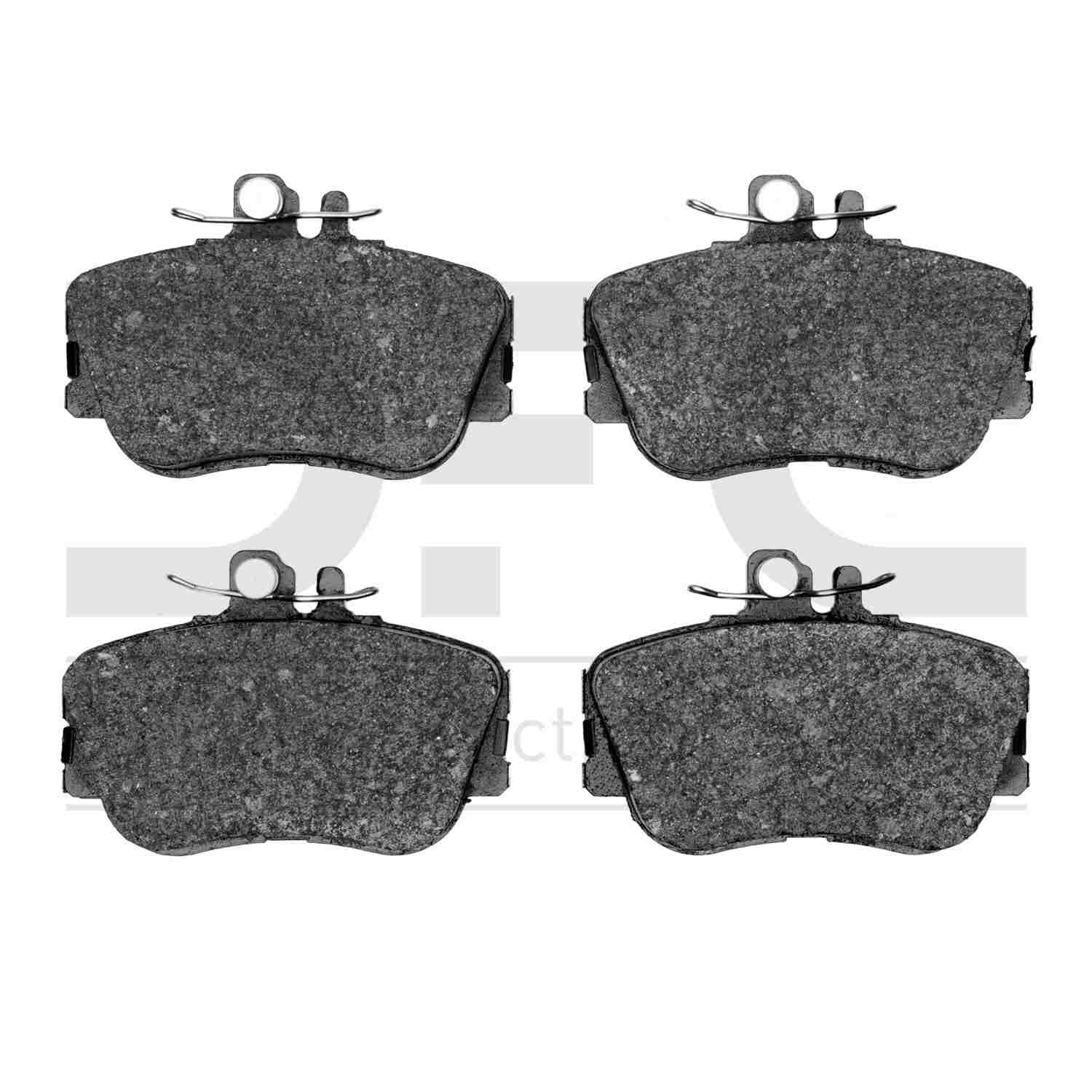 Dynamic Friction Company Disc Brake Pad Set  top view frsport 1551-0645-00