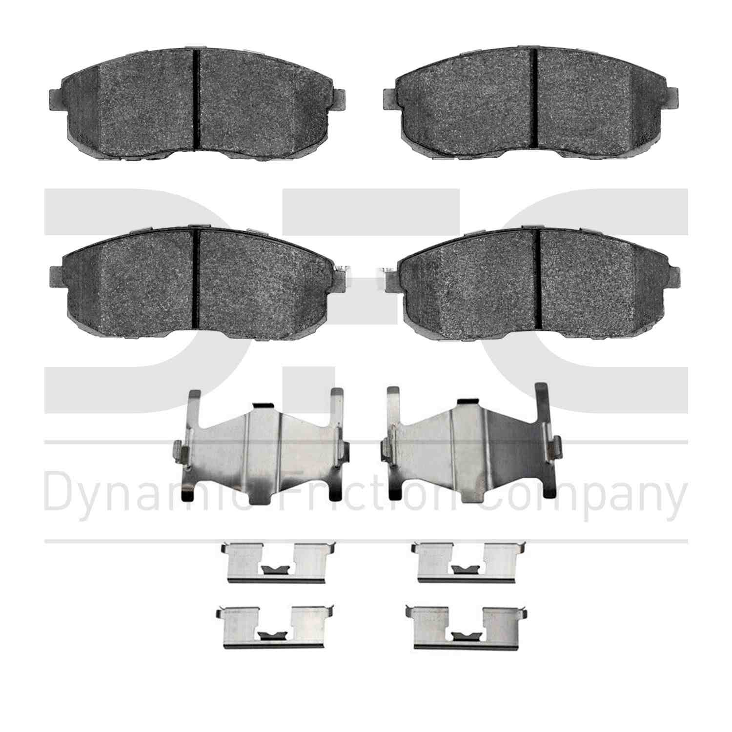 dynamic friction company disc brake pad set  frsport 1551-0653-01