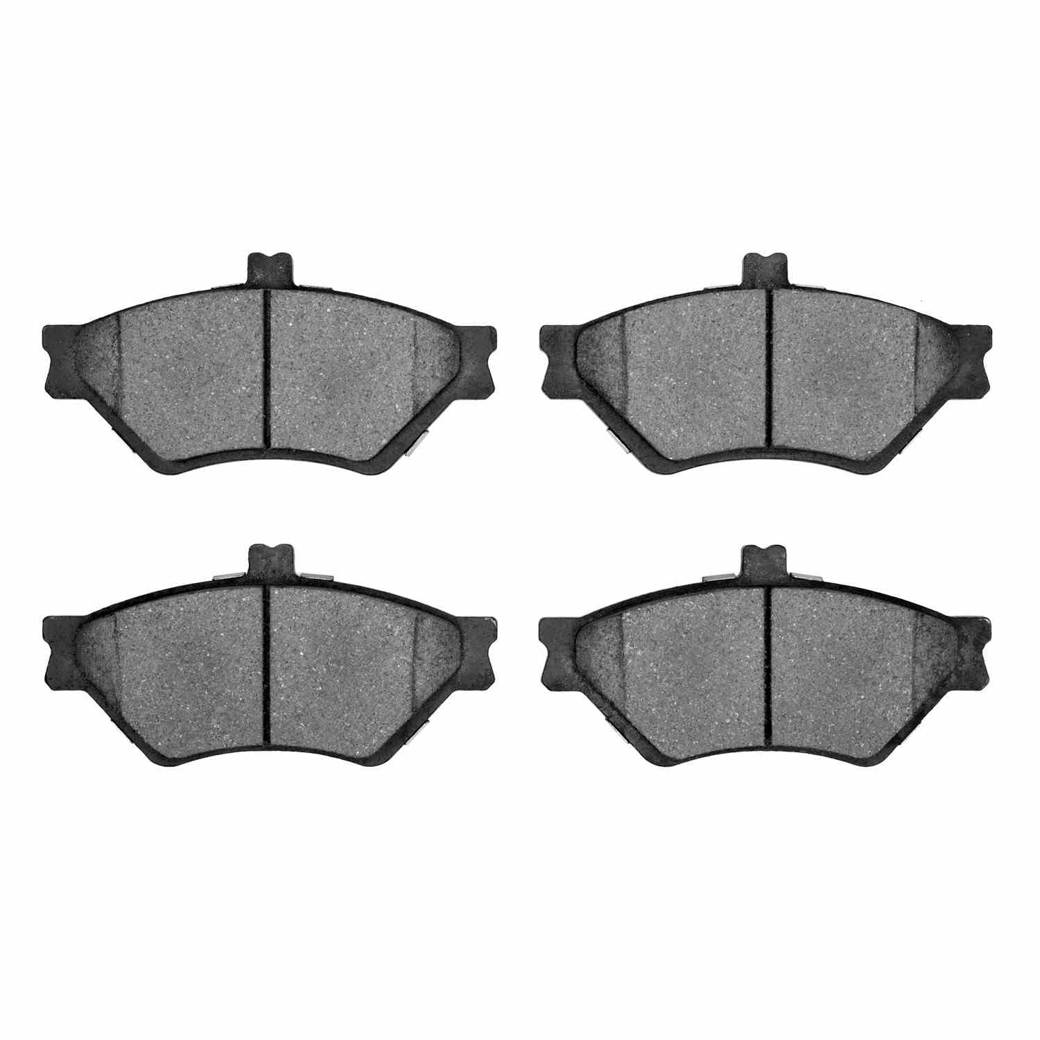 Dynamic Friction Company Disc Brake Pad Set  top view frsport 1551-0678-00