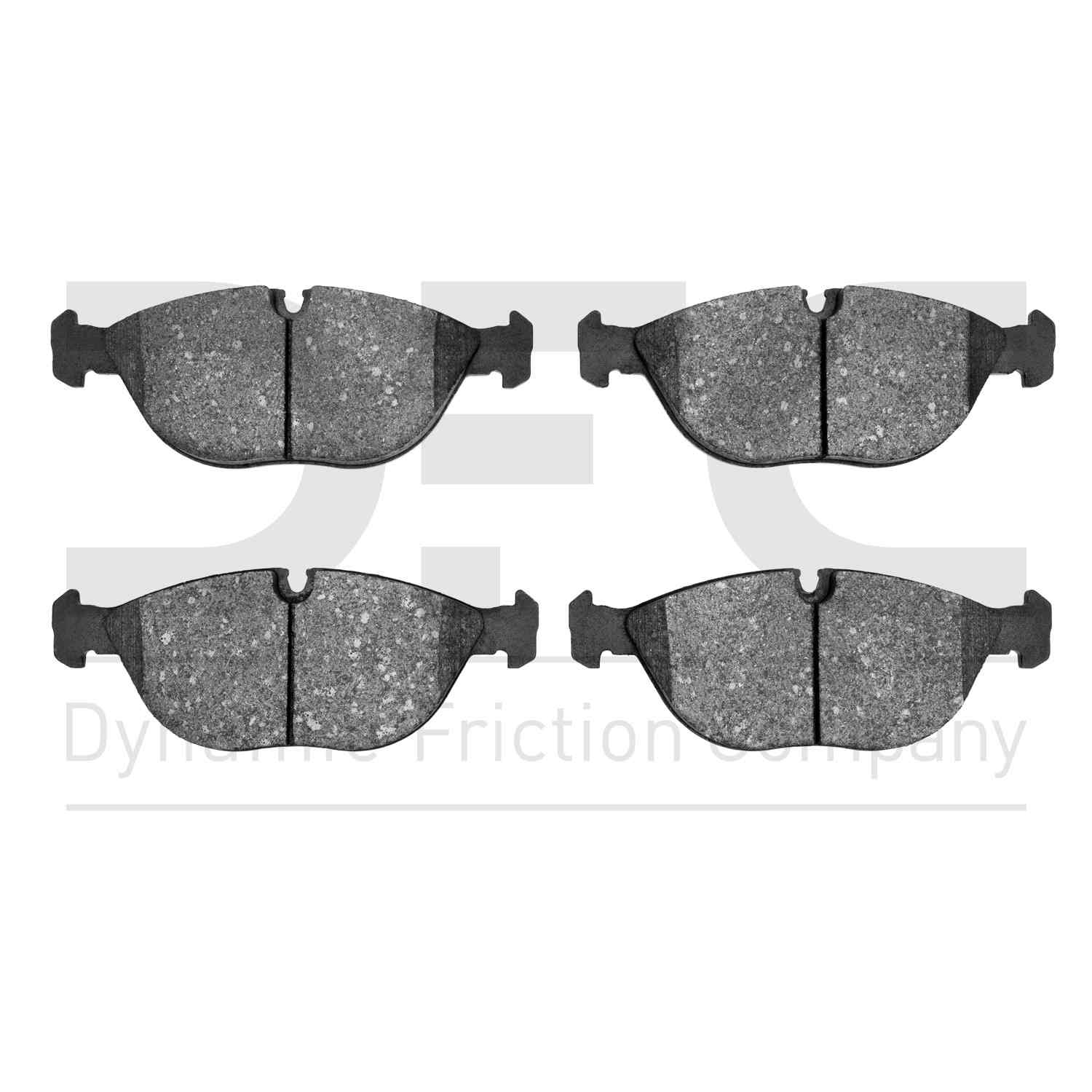 Dynamic Friction Company Disc Brake Pad Set  top view frsport 1551-0682-00