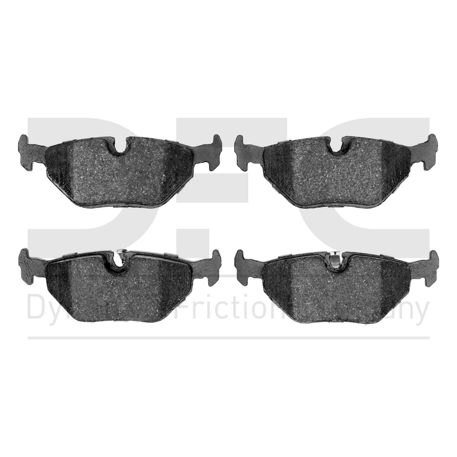 Dynamic Friction Company Disc Brake Pad Set  top view frsport 1551-0692-00