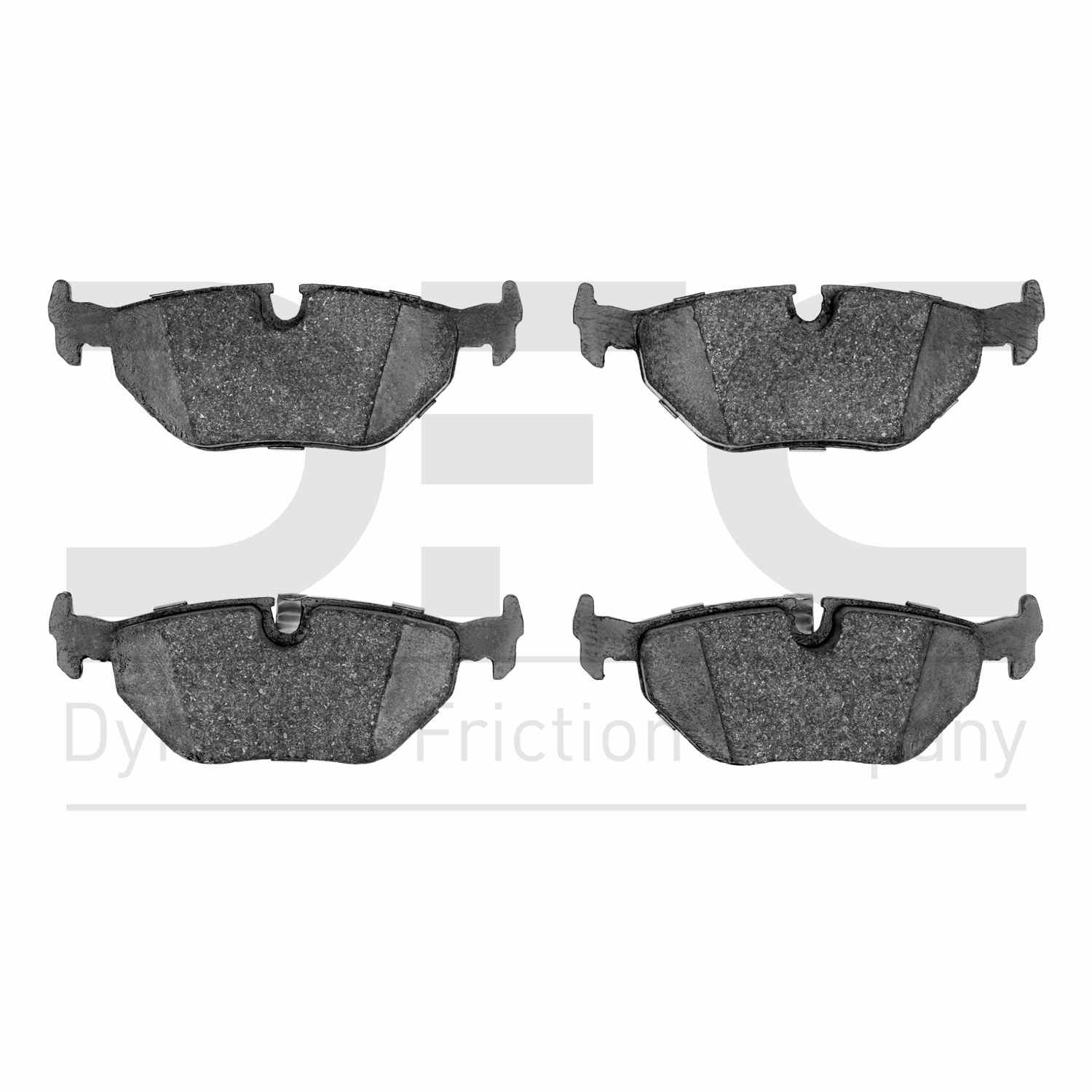 Dynamic Friction Company Disc Brake Pad Set  top view frsport 1551-0692-10