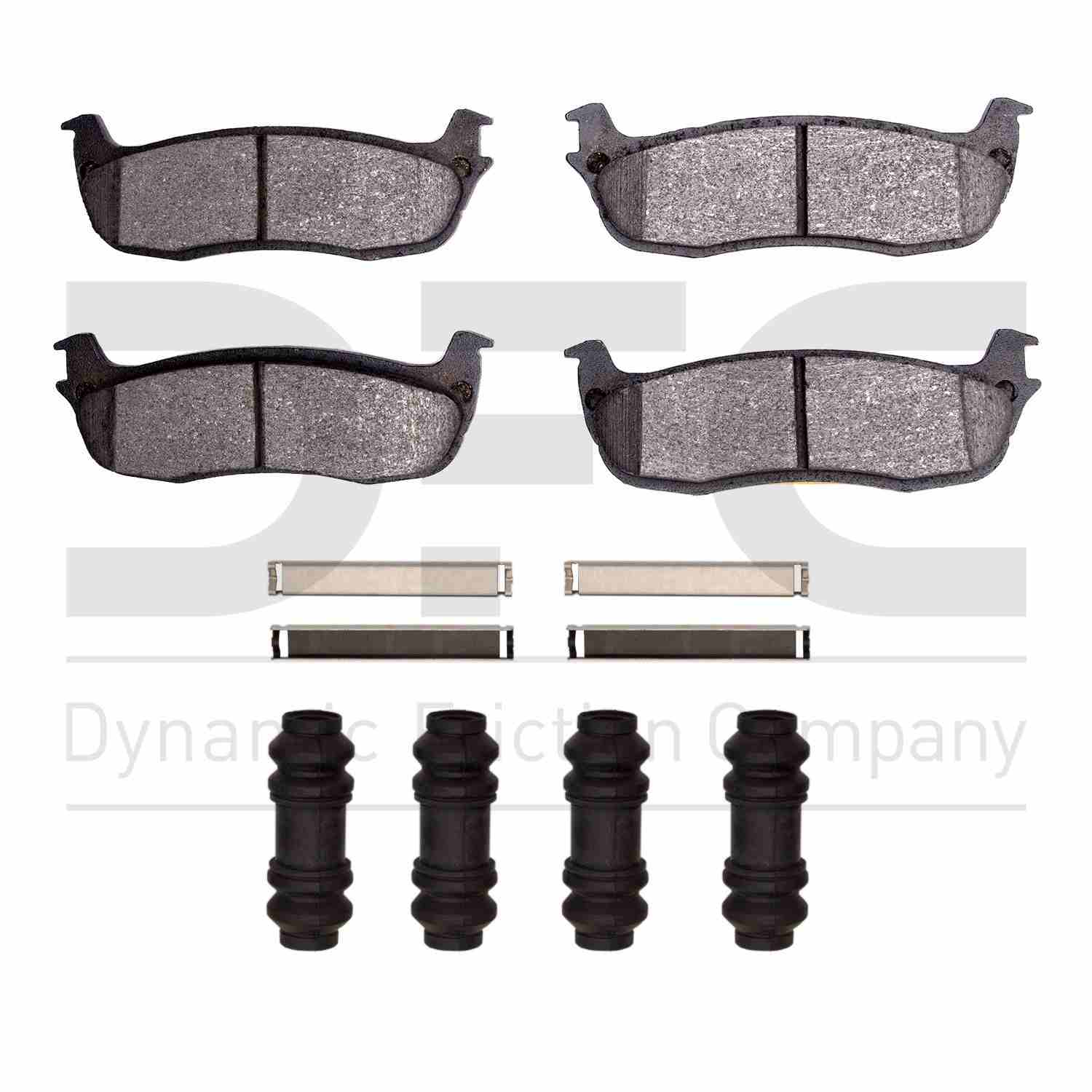 dynamic friction company disc brake pad set  frsport 1551-0711-01