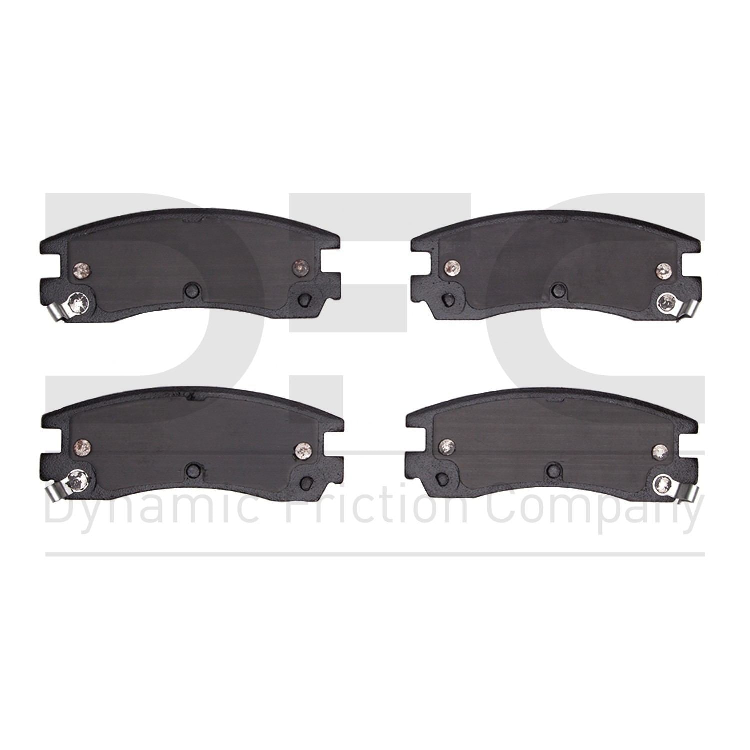 dynamic friction company disc brake pad set  frsport 1551-0714-00