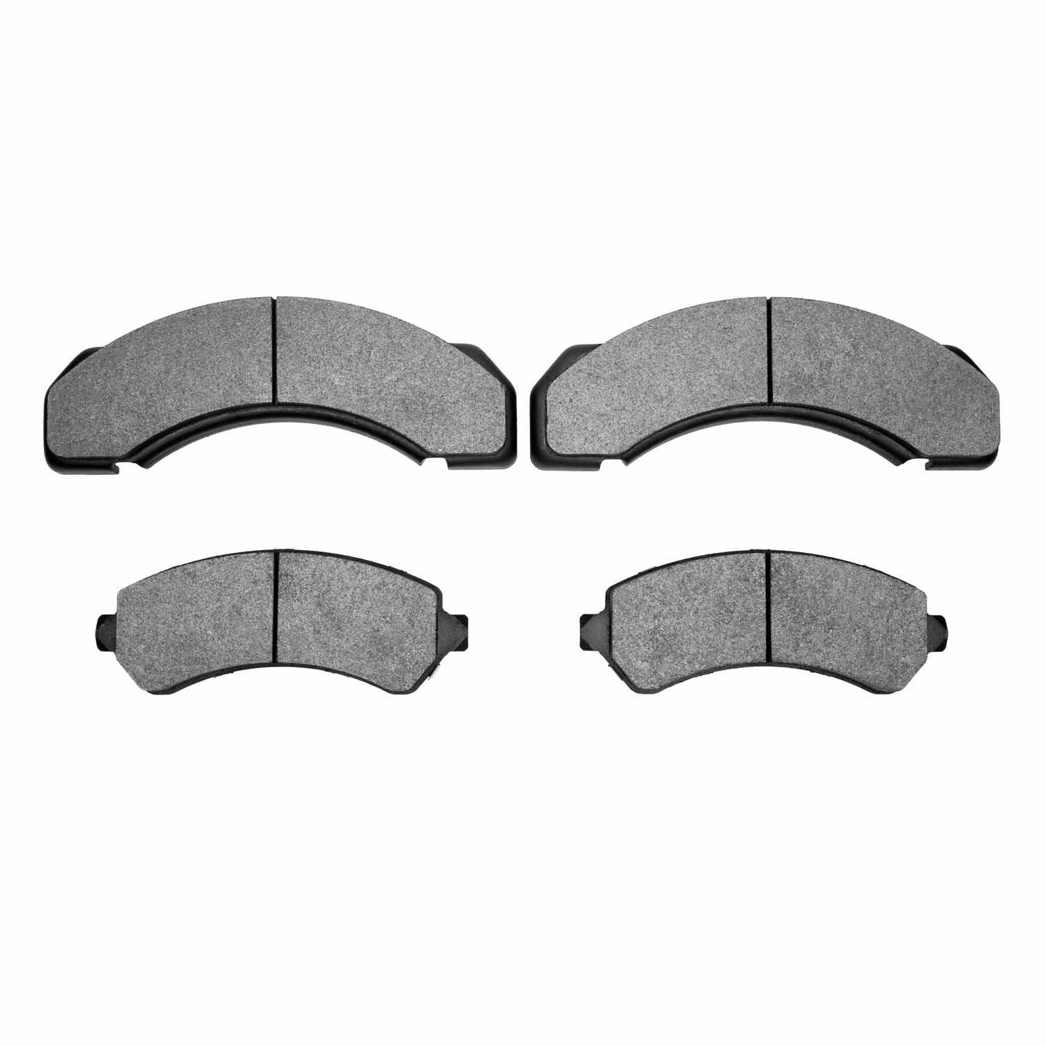 Dynamic Friction Company Disc Brake Pad Set  top view frsport 1551-0717-00