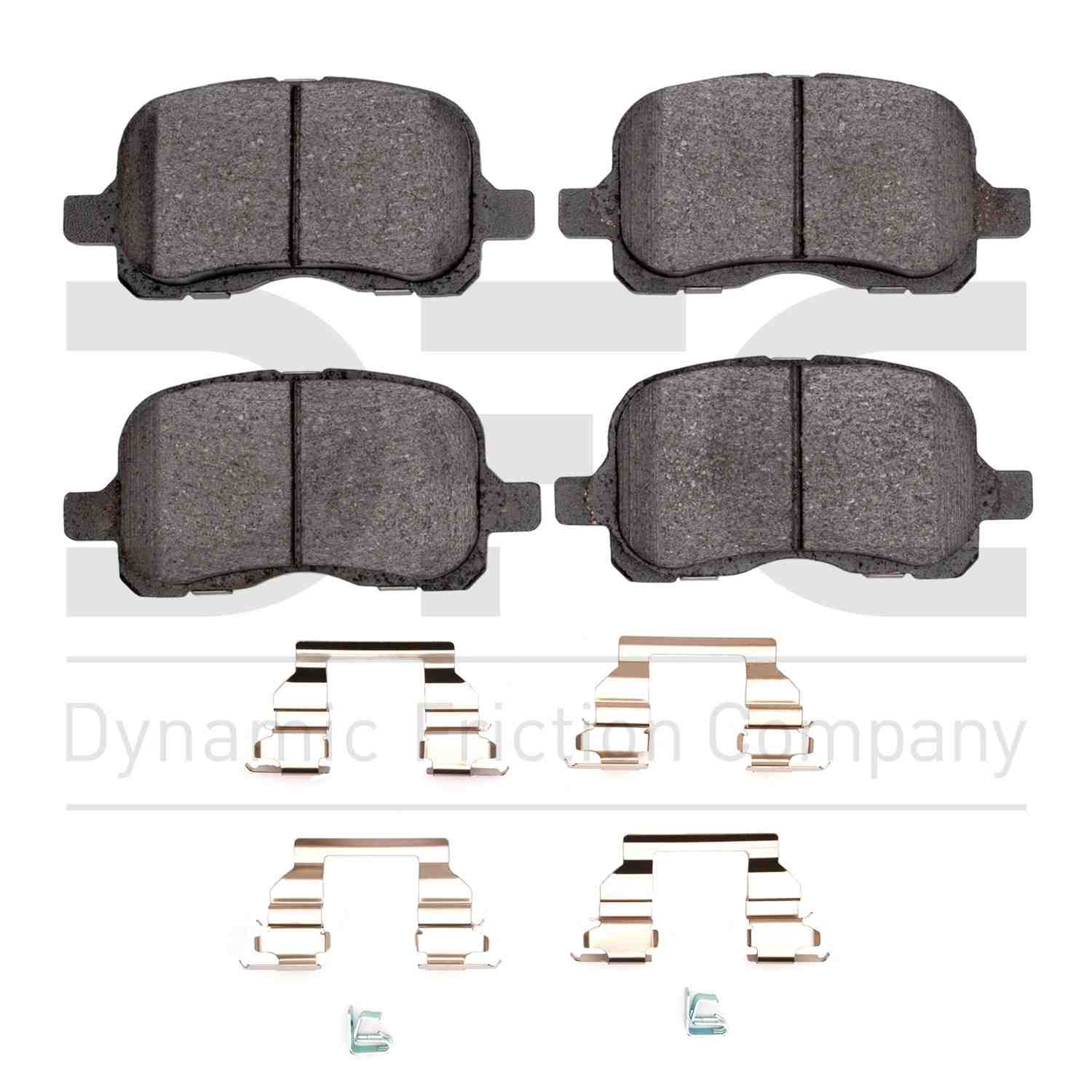 dynamic friction company disc brake pad set  frsport 1551-0741-01