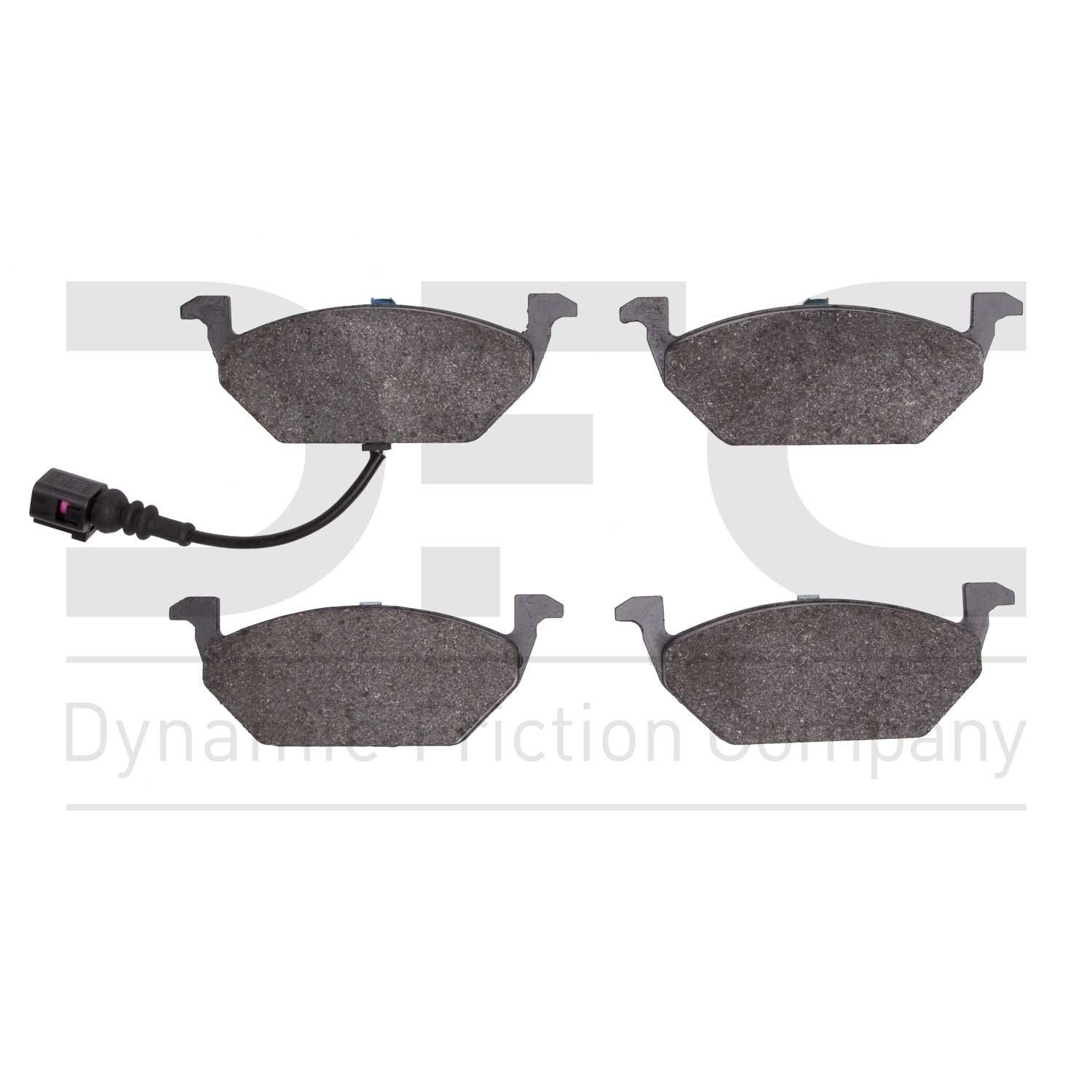 Dynamic Friction Company Disc Brake Pad Set  top view frsport 1551-0768-10