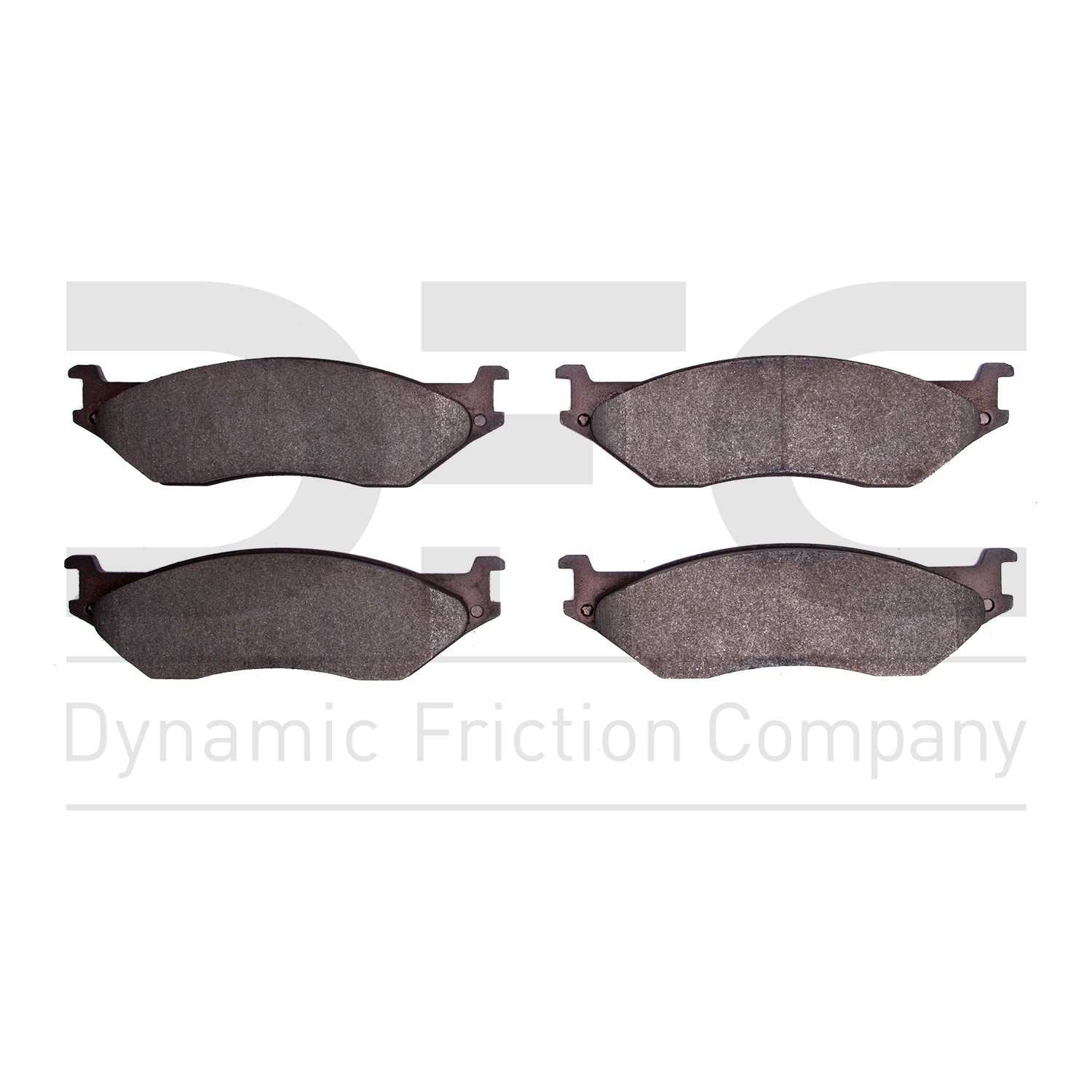 Dynamic Friction Company Disc Brake Pad Set  top view frsport 1551-0777-00