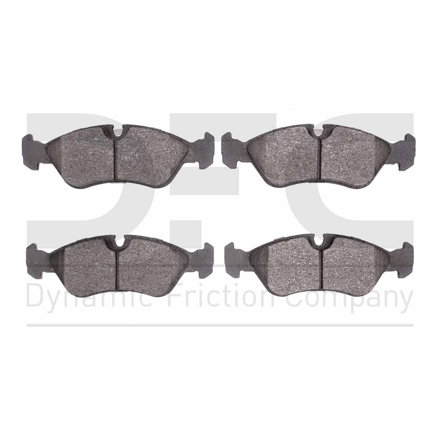 Dynamic Friction Company Disc Brake Pad Set  top view frsport 1551-0796-00