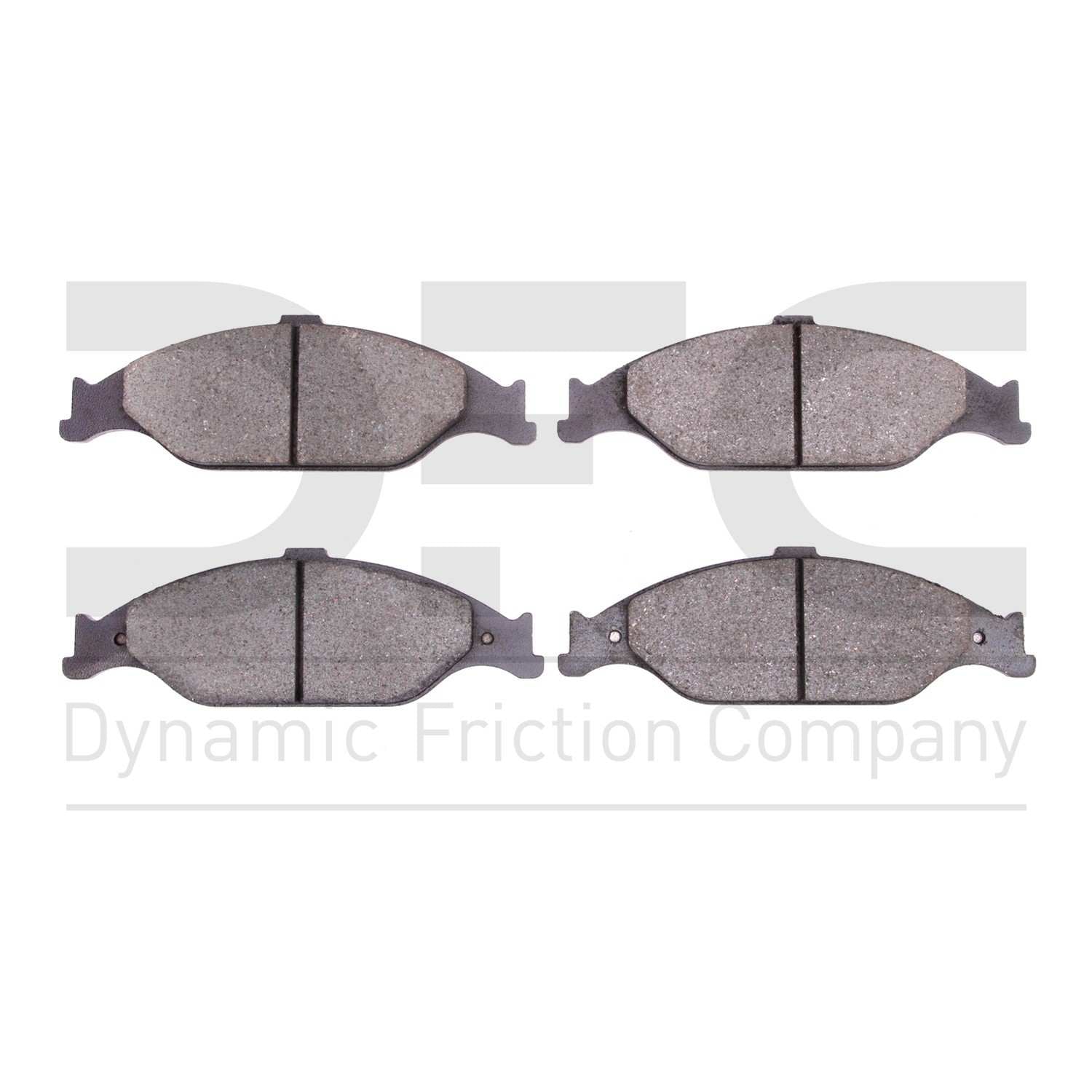 Dynamic Friction Company Disc Brake Pad Set  top view frsport 1551-0804-00