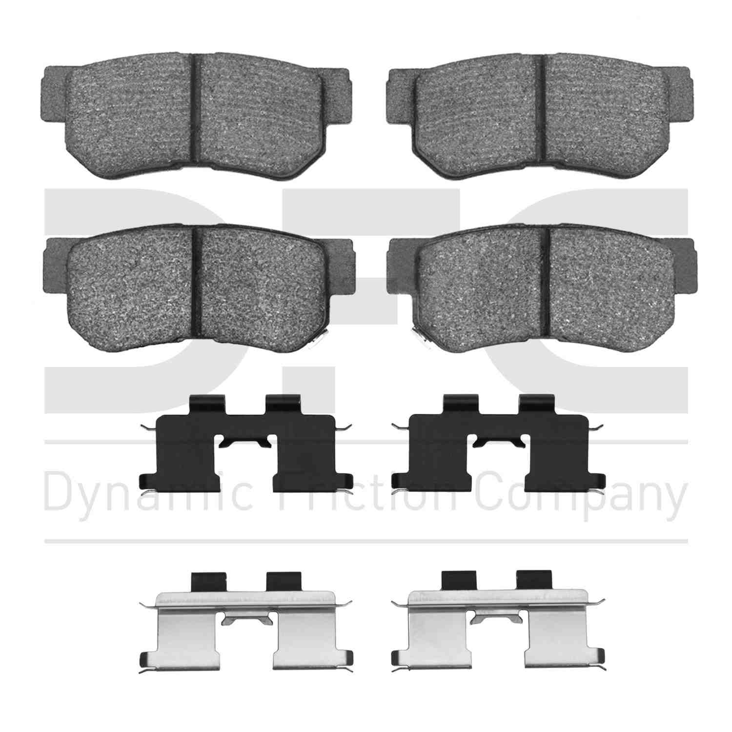 dynamic friction company disc brake pad set  frsport 1551-0813-01