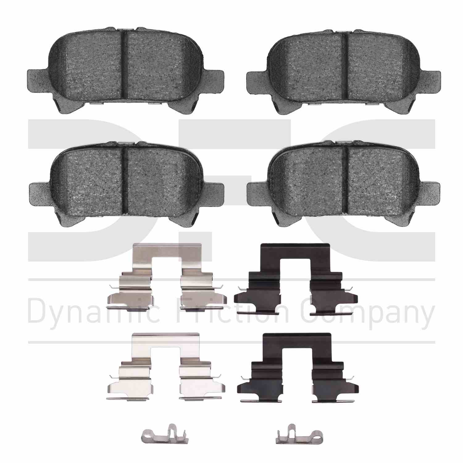 Dynamic Friction Company Disc Brake Pad Set  top view frsport 1551-0828-01